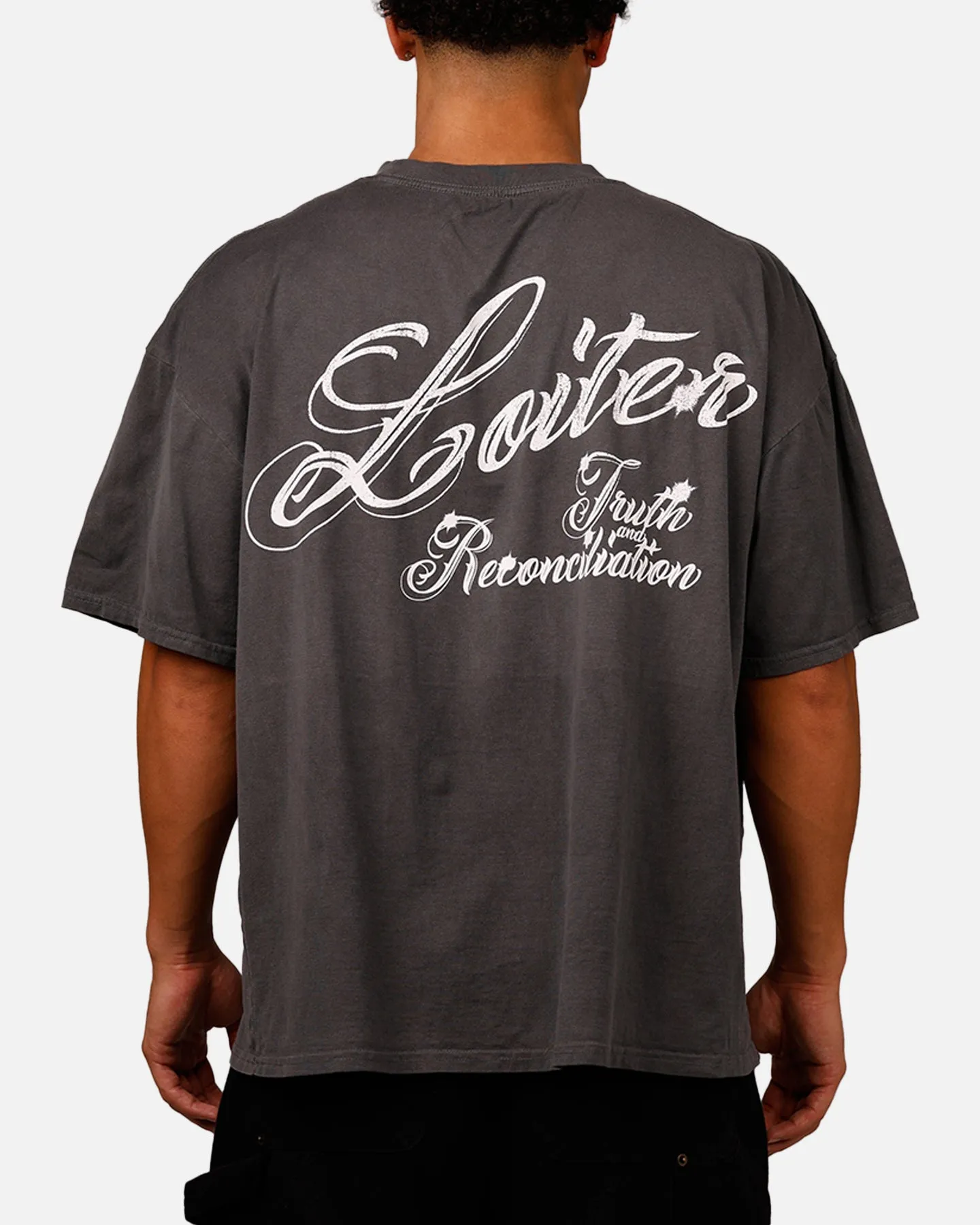 Loiter Truth And Reconciliation T-Shirt Charcoal sold by Culture Kings product image thumbnail 2