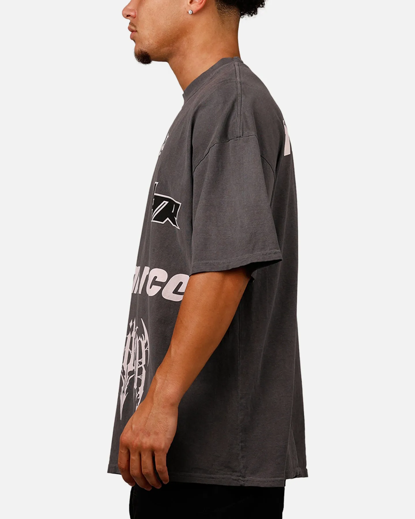 Loiter Racer T-Shirt Charcoal sold by Culture Kings product image thumbnail 5