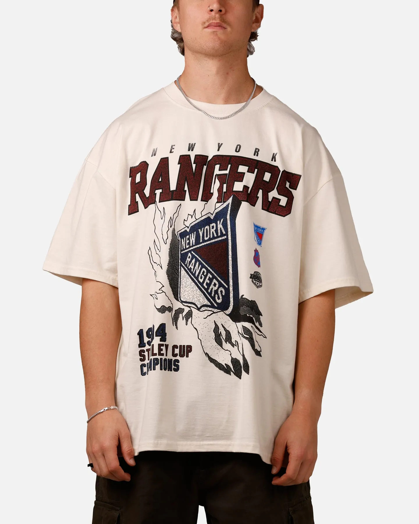 Culture Kings New York Rangers Vintage T-Shirt Off White sold by Culture Kings