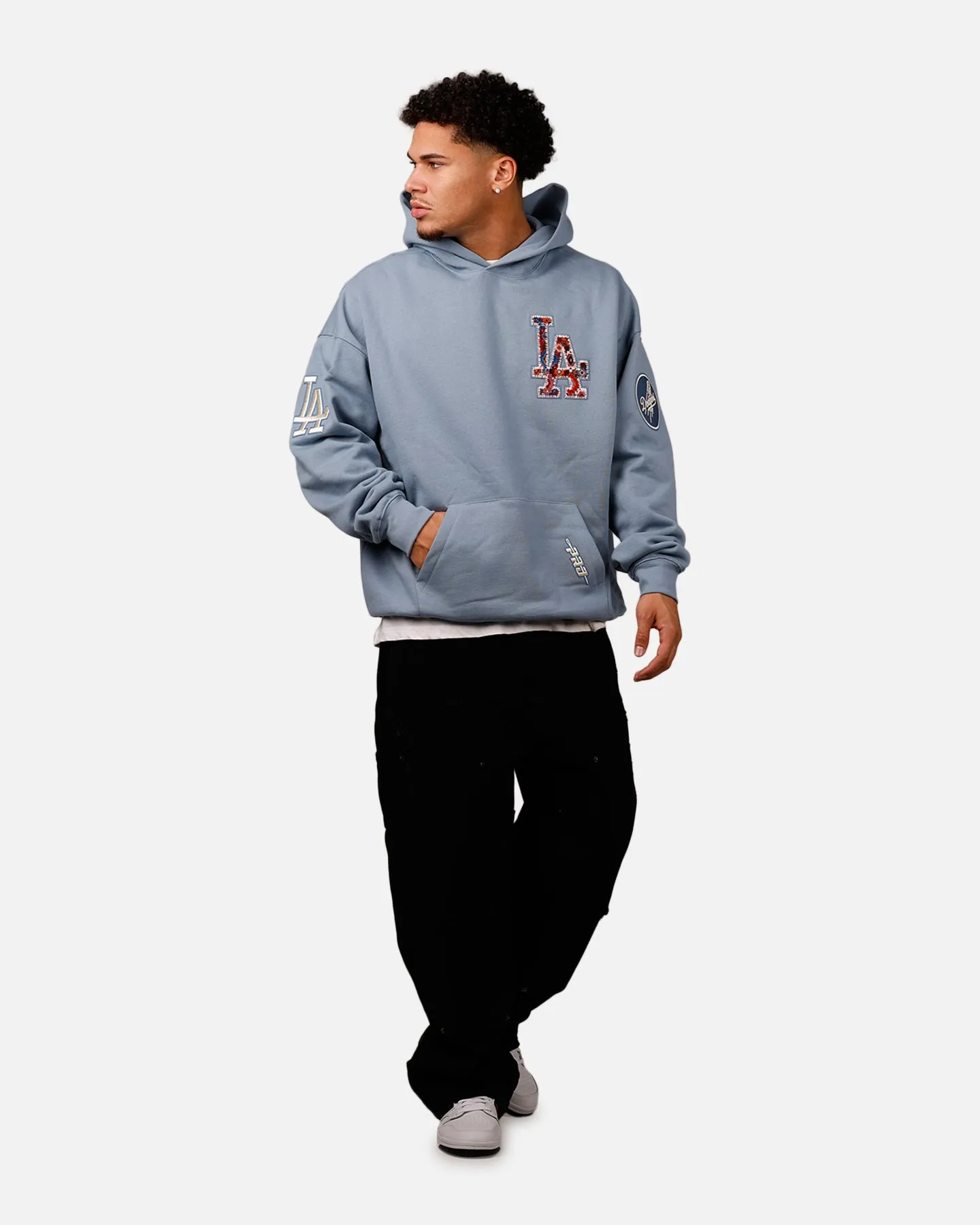 Pro Standard Los Angeles Dodgers 'Dodgers Tapestry' Hoodie Blue sold by Culture Kings product image thumbnail 3