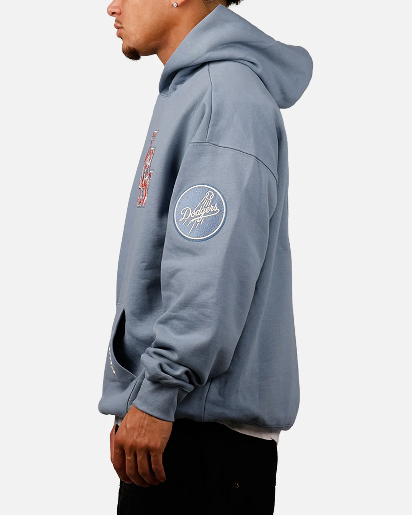 Pro Standard Los Angeles Dodgers 'Dodgers Tapestry' Hoodie Blue sold by Culture Kings product image thumbnail 5