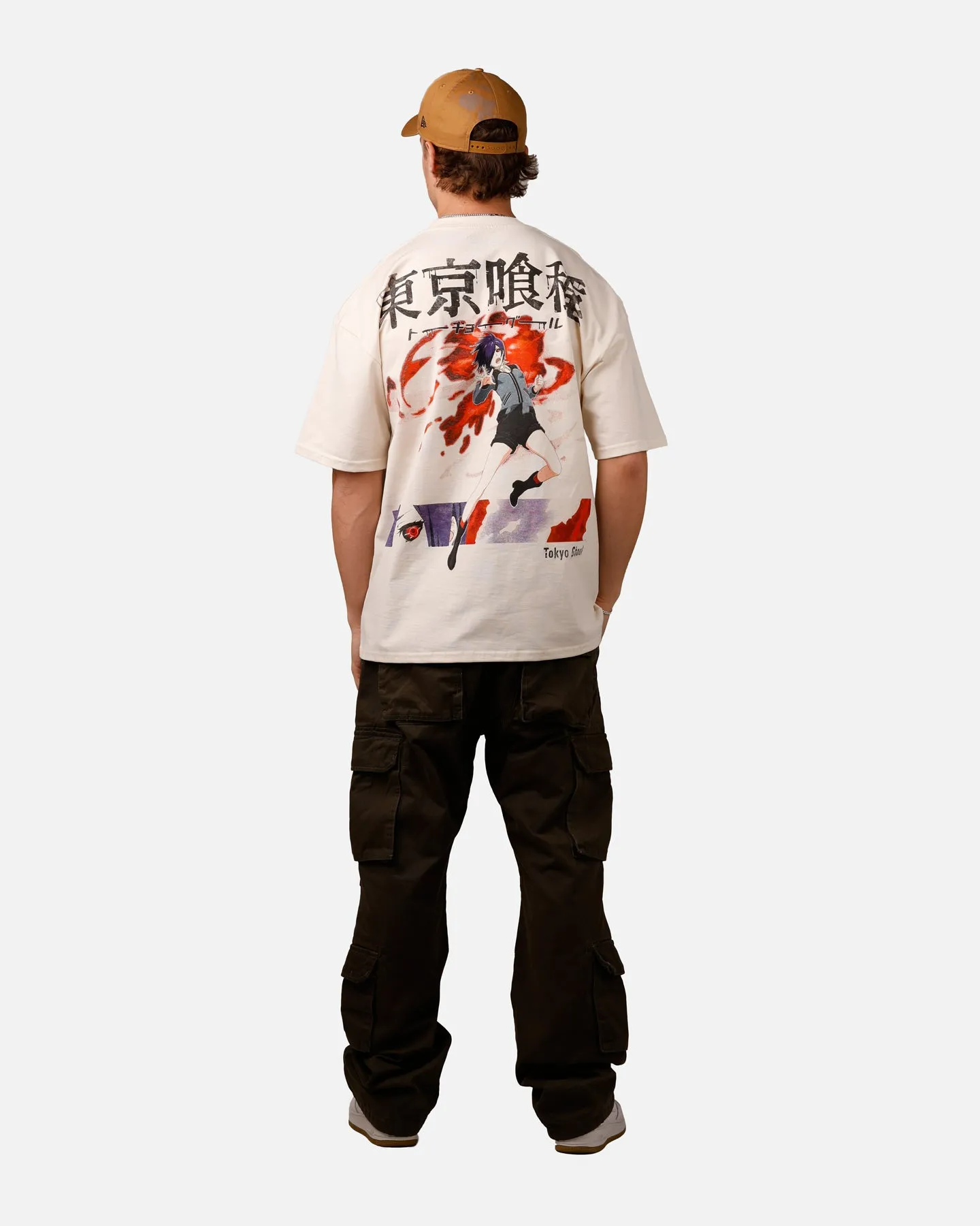 Goat Crew X Tokyo Ghoul Touka Vintage T-Shirt Off White sold by Culture Kings product image thumbnail 2