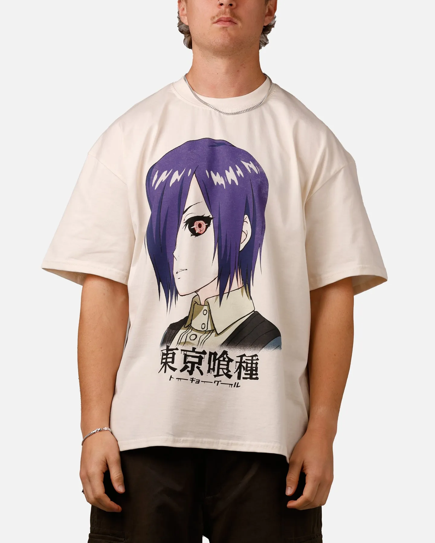 Goat Crew X Tokyo Ghoul Touka Vintage T-Shirt Off White sold by Culture Kings