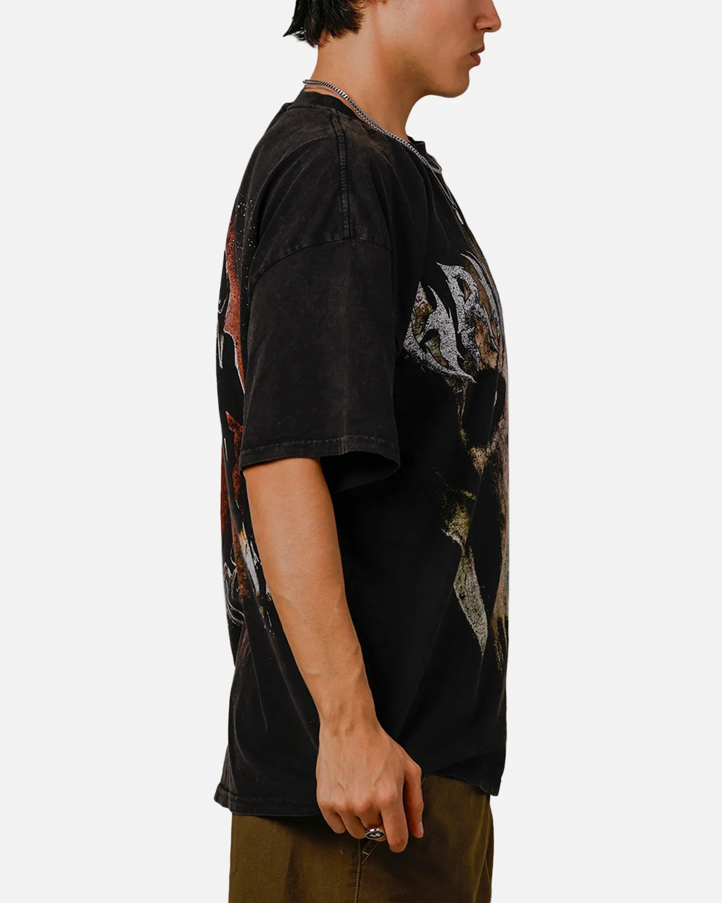 Goat Crew Star Wars Grevious Vintage T-Shirt Black Acidwash sold by Culture Kings product image thumbnail 4