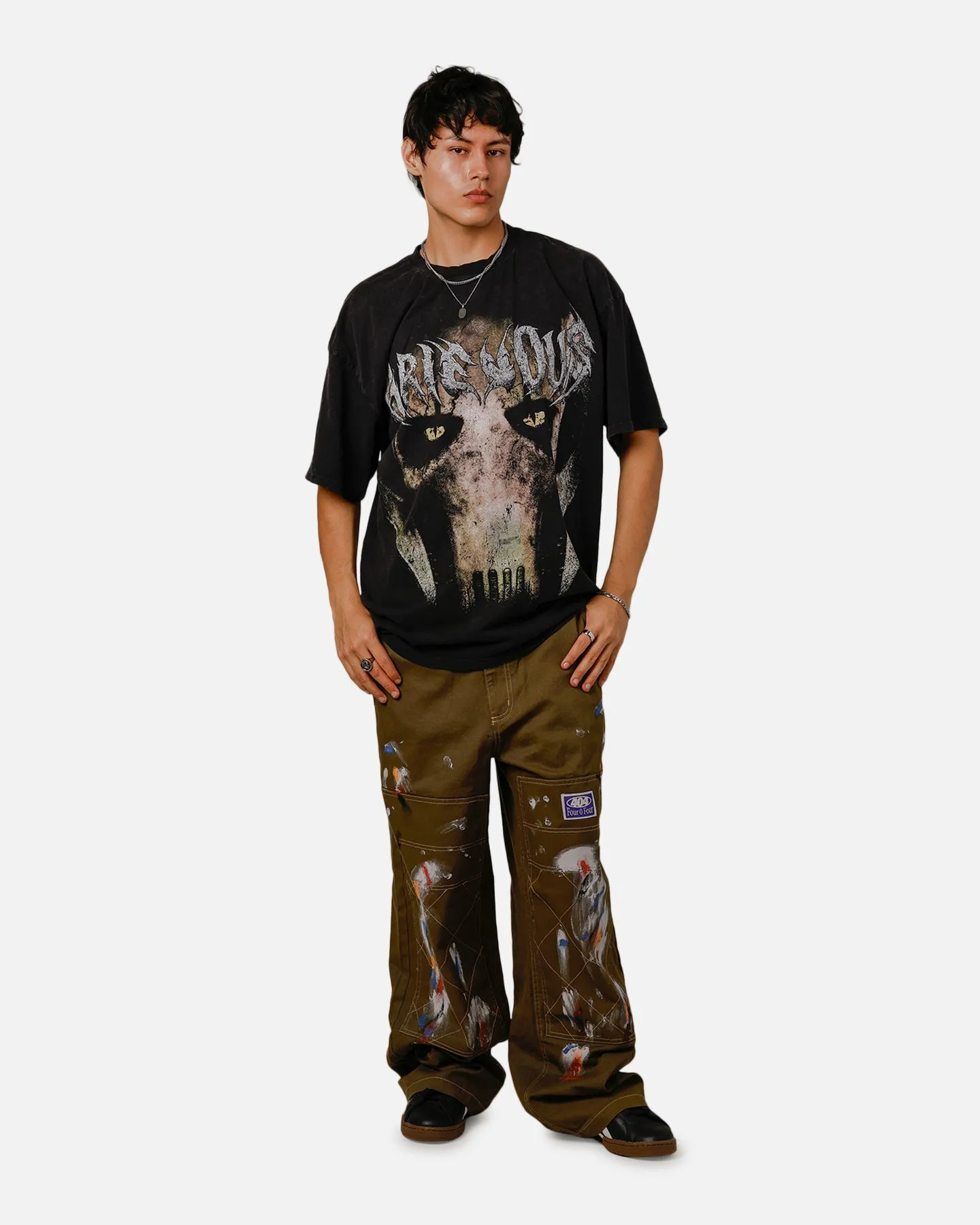 Goat Crew Star Wars Grevious Vintage T-Shirt Black Acidwash sold by Culture Kings product image thumbnail 3
