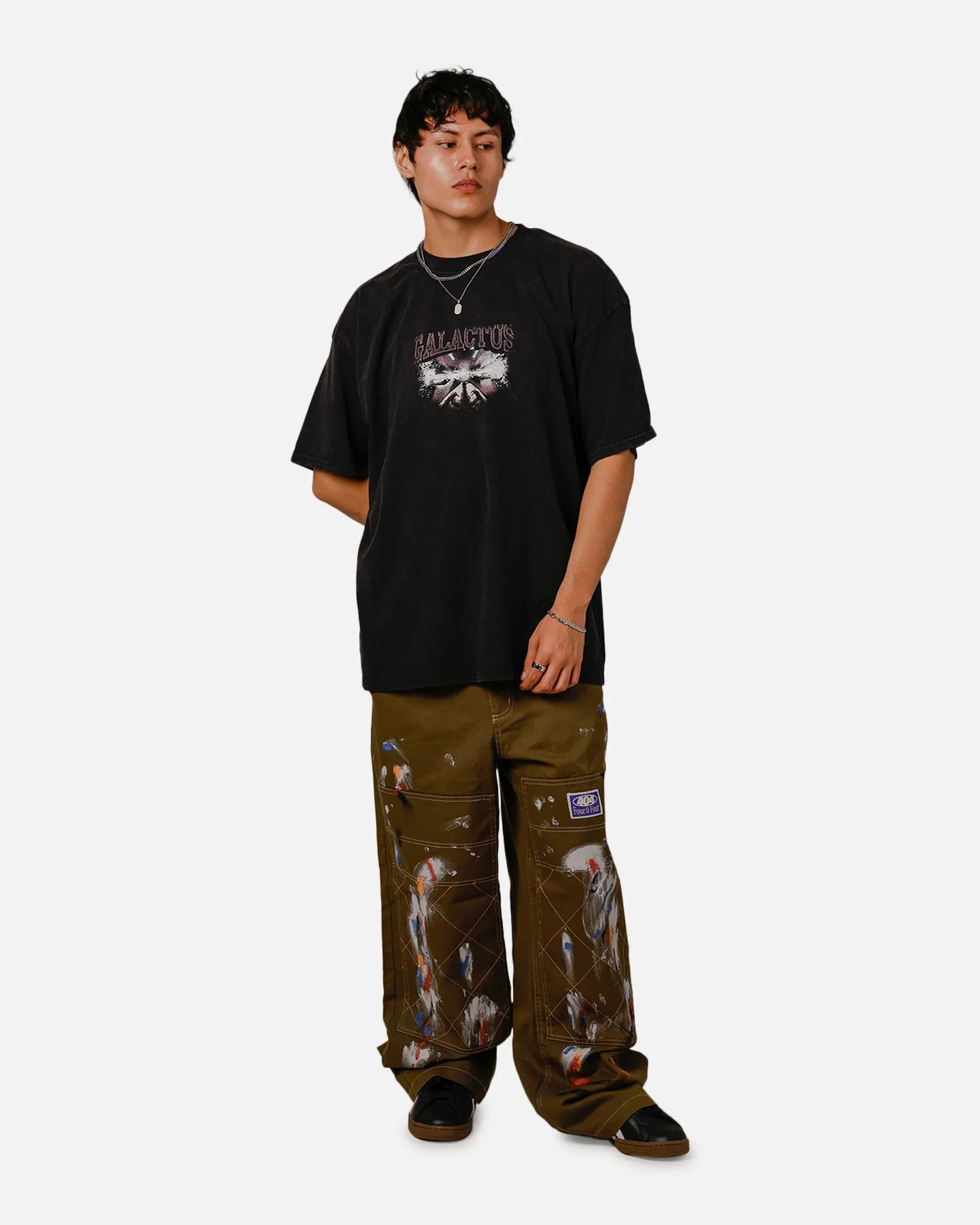 Goat Crew Marvel Galactus Vintage T-Shirt Black Acidwash sold by Culture Kings product image thumbnail 3