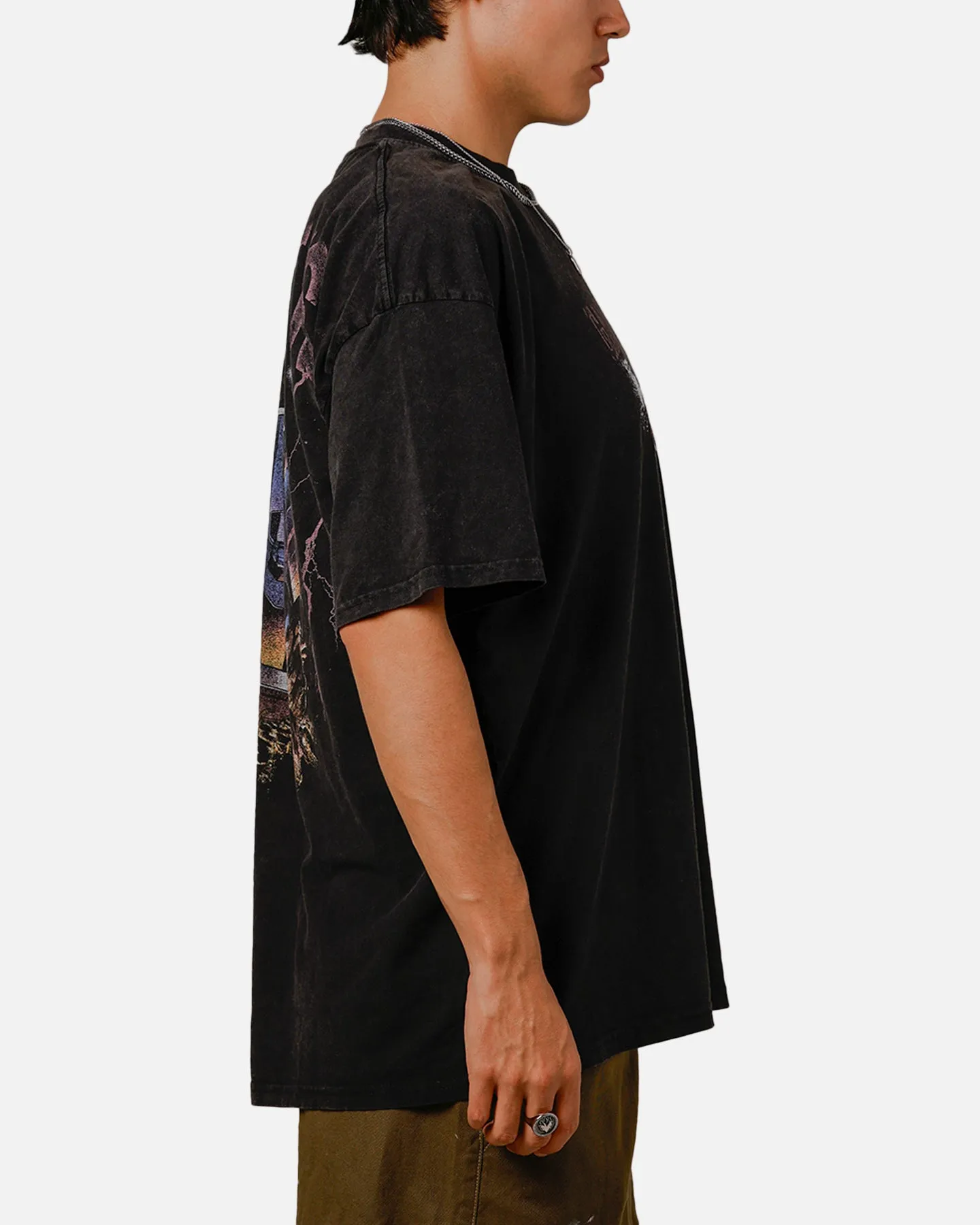 Goat Crew Marvel Galactus Vintage T-Shirt Black Acidwash sold by Culture Kings product image thumbnail 4