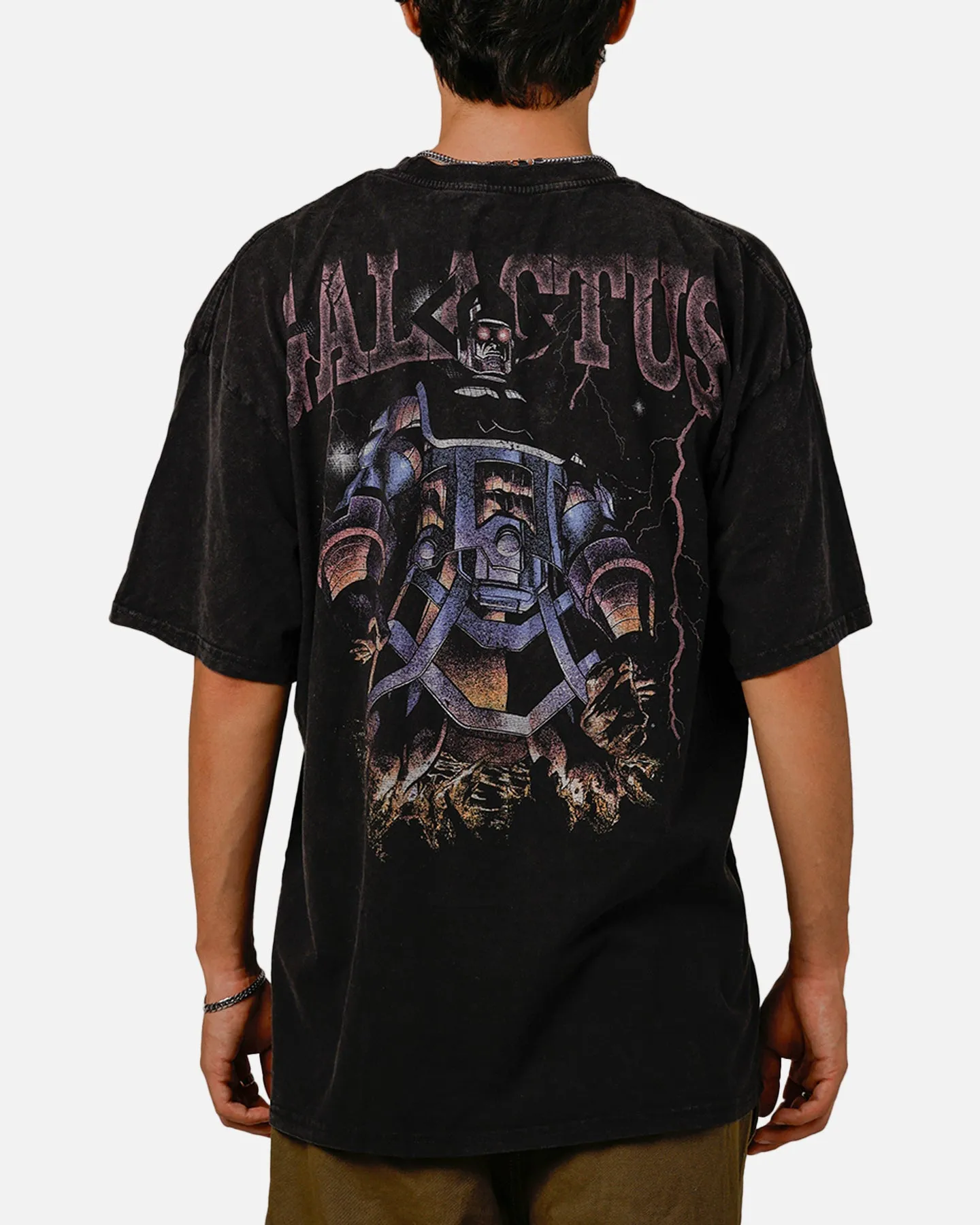 Goat Crew Marvel Galactus Vintage T-Shirt Black Acidwash sold by Culture Kings