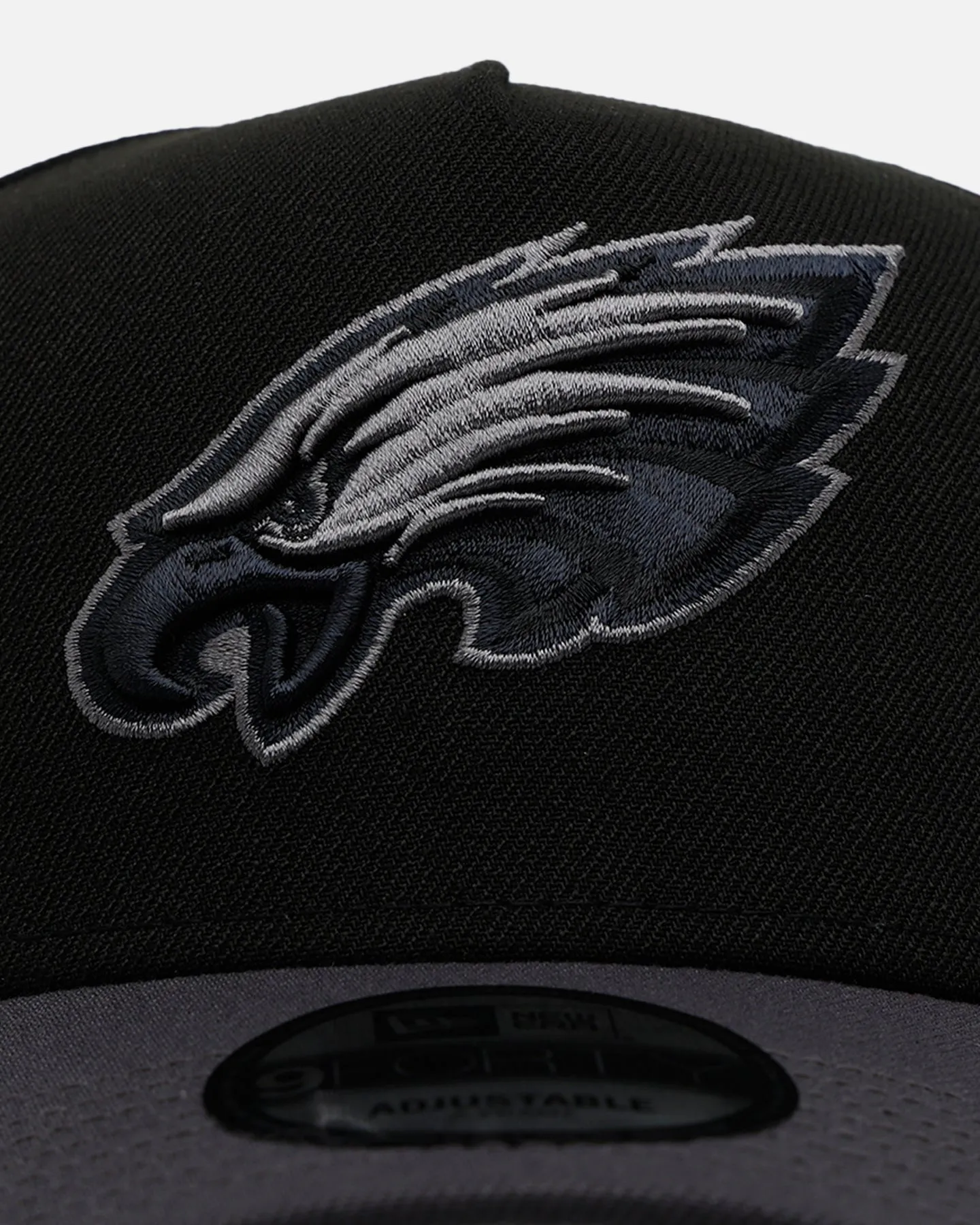 New Era Philadelphia Eagles 'Stealth' 9FORTY A-Frame Snapback Black/Charcoal sold by Culture Kings product image thumbnail 5