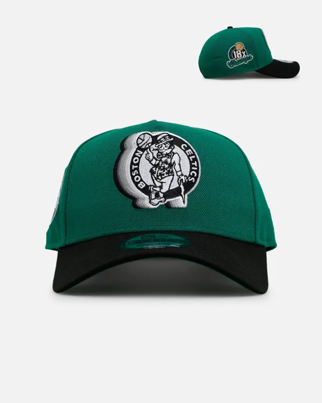 New Era Boston Celtics 'Cascade' 9FORTY A-Frame Snapback Green sold by Culture Kings