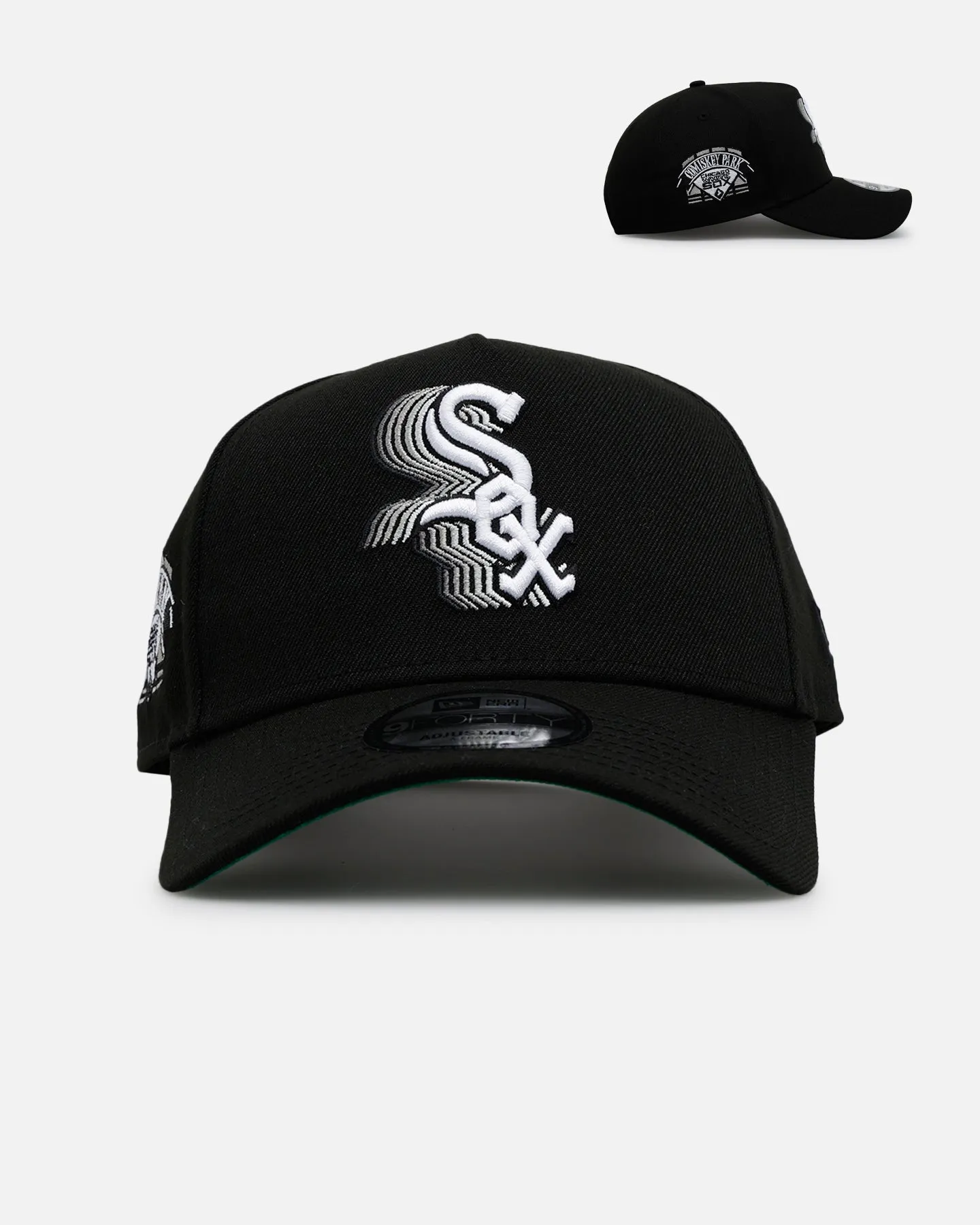 New Era Chicago White Sox 'Cascade' 9FORTY A-Frame Snapback Black sold by Culture Kings