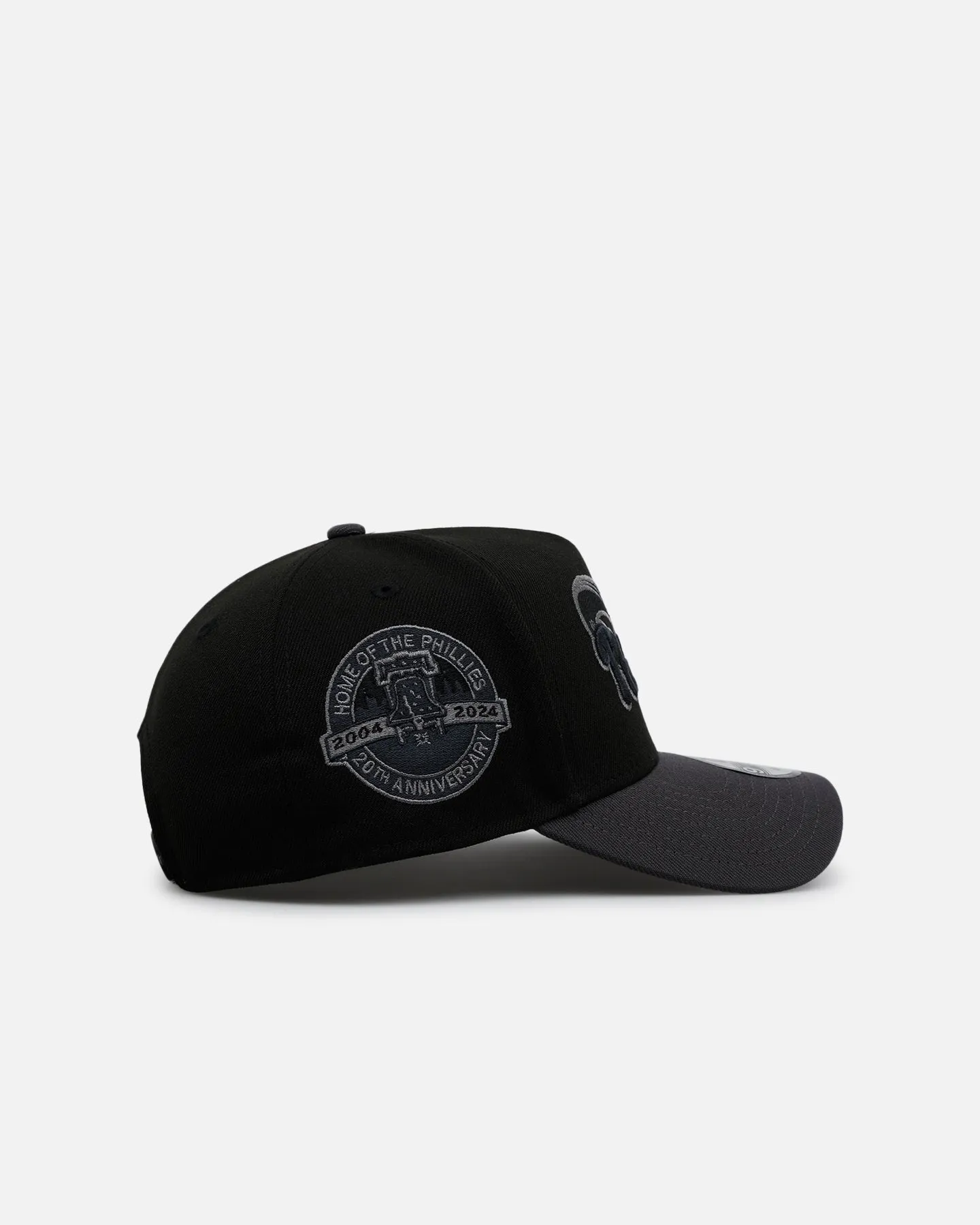 New Era Philadelphia Phillies 'Stealth' 9FORTY A-Frame Snapback Black/Charcoal sold by Culture Kings product image thumbnail 3