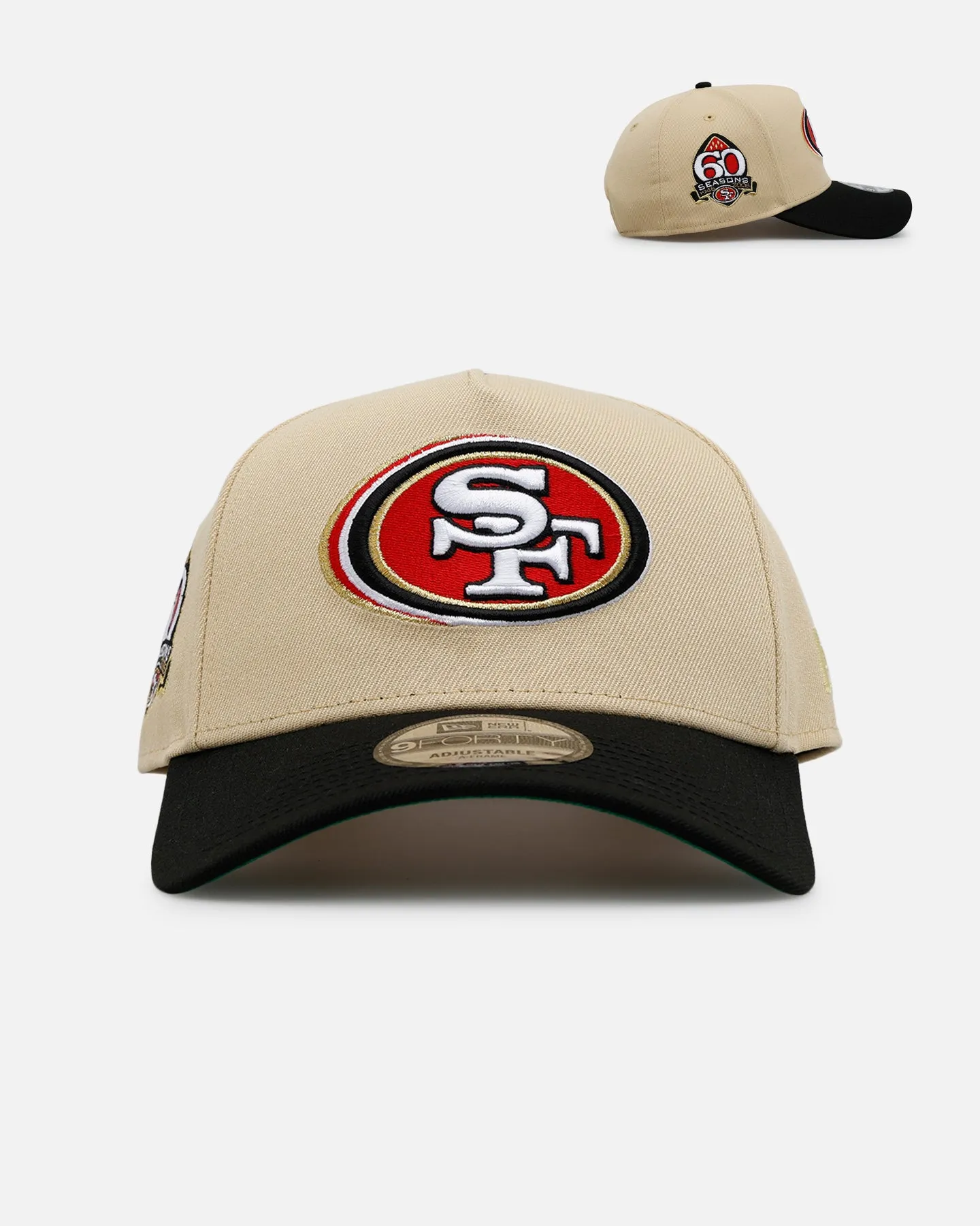 New Era San Francisco 49ers 'Cascade' 9FORTY A-Frame Snapback Official Team Colors sold by Culture Kings