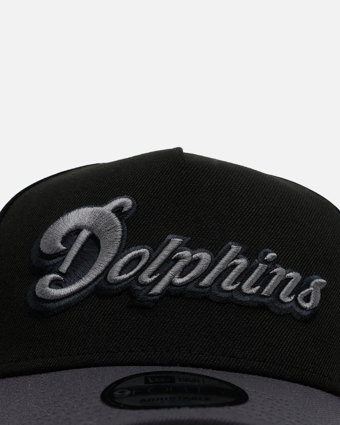 New Era Miami Dolphins 'Stealth' 9FORTY A-Frame Snapback Black/Charcoal sold by Culture Kings product image thumbnail 5
