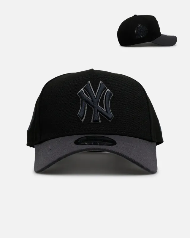 New Era New York Yankees 'Stealth' 9FORTY A-Frame Snapback Black/Charcoal sold by Culture Kings