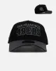New Era San Francisco 49ers 'Stealth' 9FORTY A-Frame Snapback Black/Charcoal sold by Culture Kings