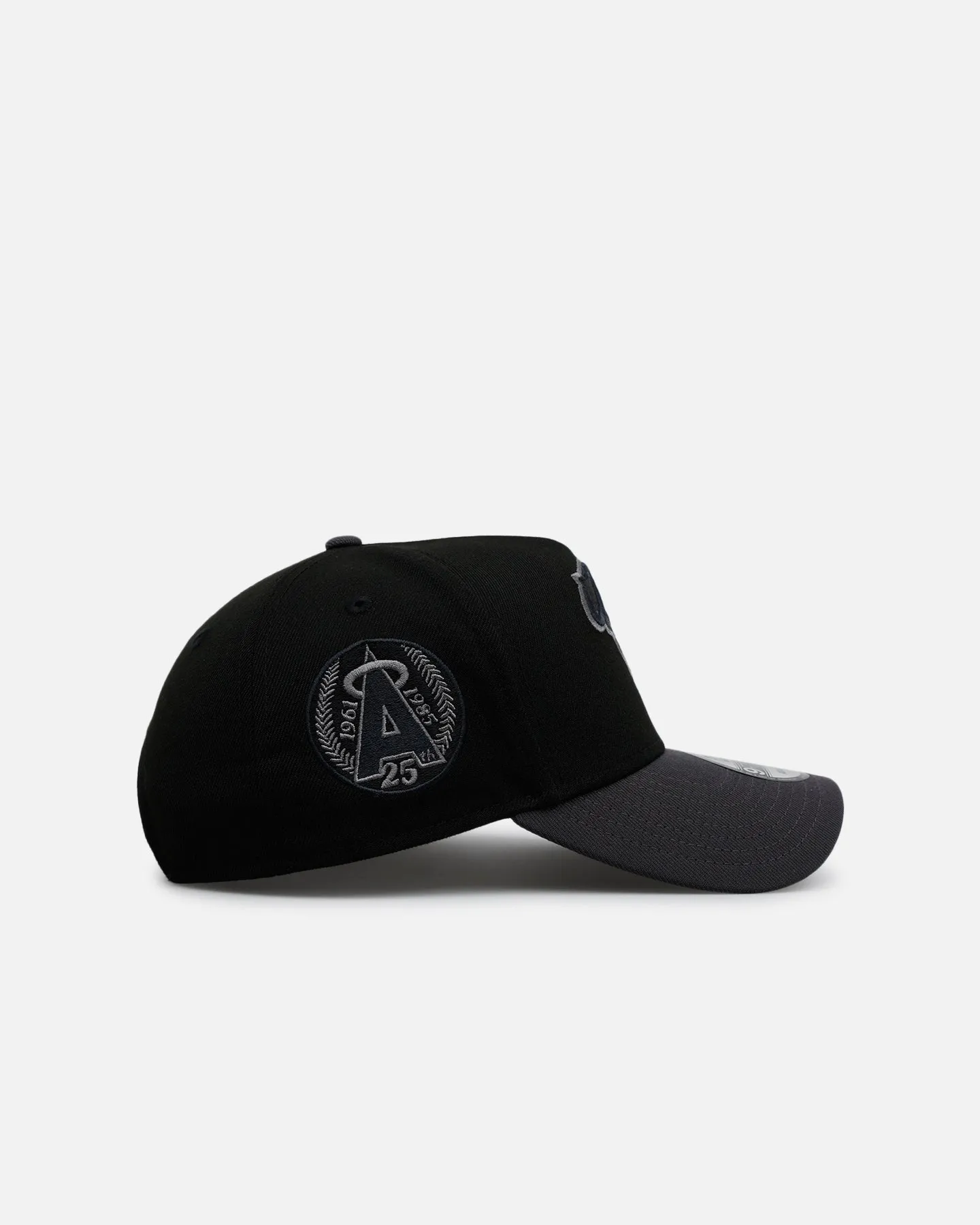 New Era California Angels 'Stealth' 9FORTY A-Frame Snapback Black/Charcoal sold by Culture Kings product image thumbnail 3