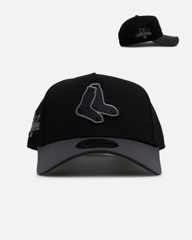 New Era Boston Red Sox 'Stealth' 9FORTY A-Frame Snapback Black/Charcoal sold by Culture Kings