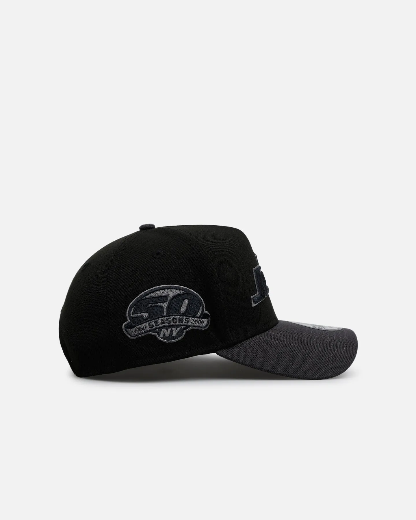 New Era New York Jets 'Stealth' 9FORTY A-Frame Snapback Black/Charcoal sold by Culture Kings product image thumbnail 3