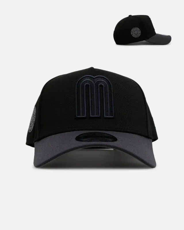 New Era Mexico National Baseball Team 'Stealth' 9FORTY A-Frame Snapback Black/Charcoal sold by Culture Kings