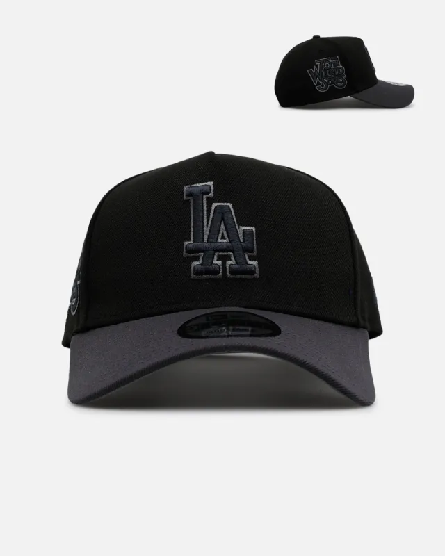 New Era Los Angeles Dodgers 'Stealth' 9FORTY A-Frame Snapback Black/Charcoal sold by Culture Kings