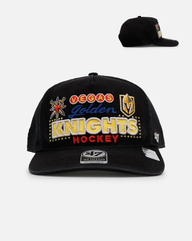 47 Brand Vegas Golden Knights 'NHL Trophy Case' Premium Hitch Snapback Black sold by Culture Kings