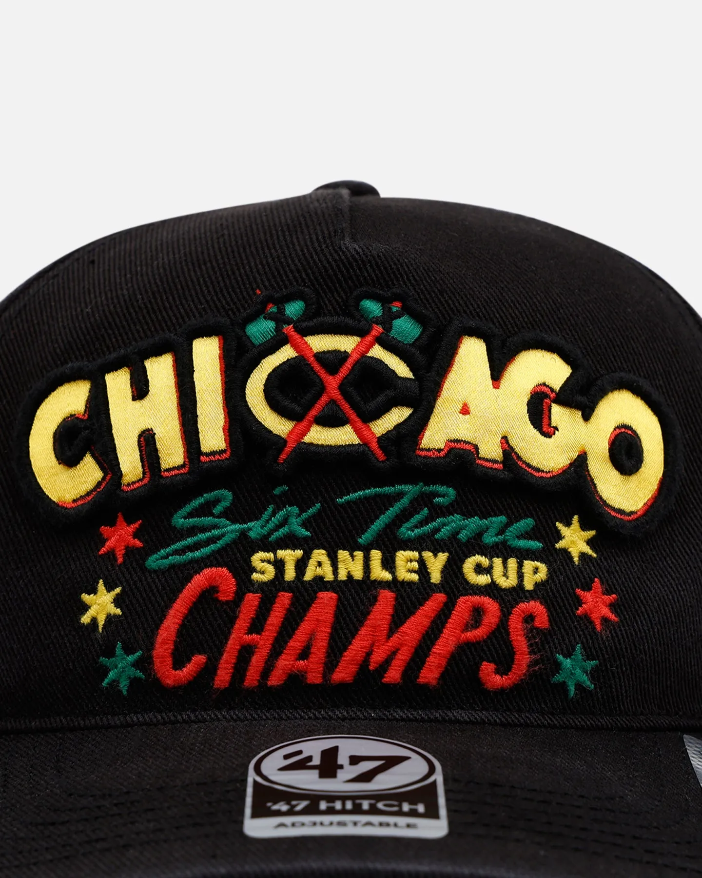 47 Brand Chicago Blackhawks 'NHL Trophy Case' Premium Hitch Snapback Black sold by Culture Kings product image thumbnail 5