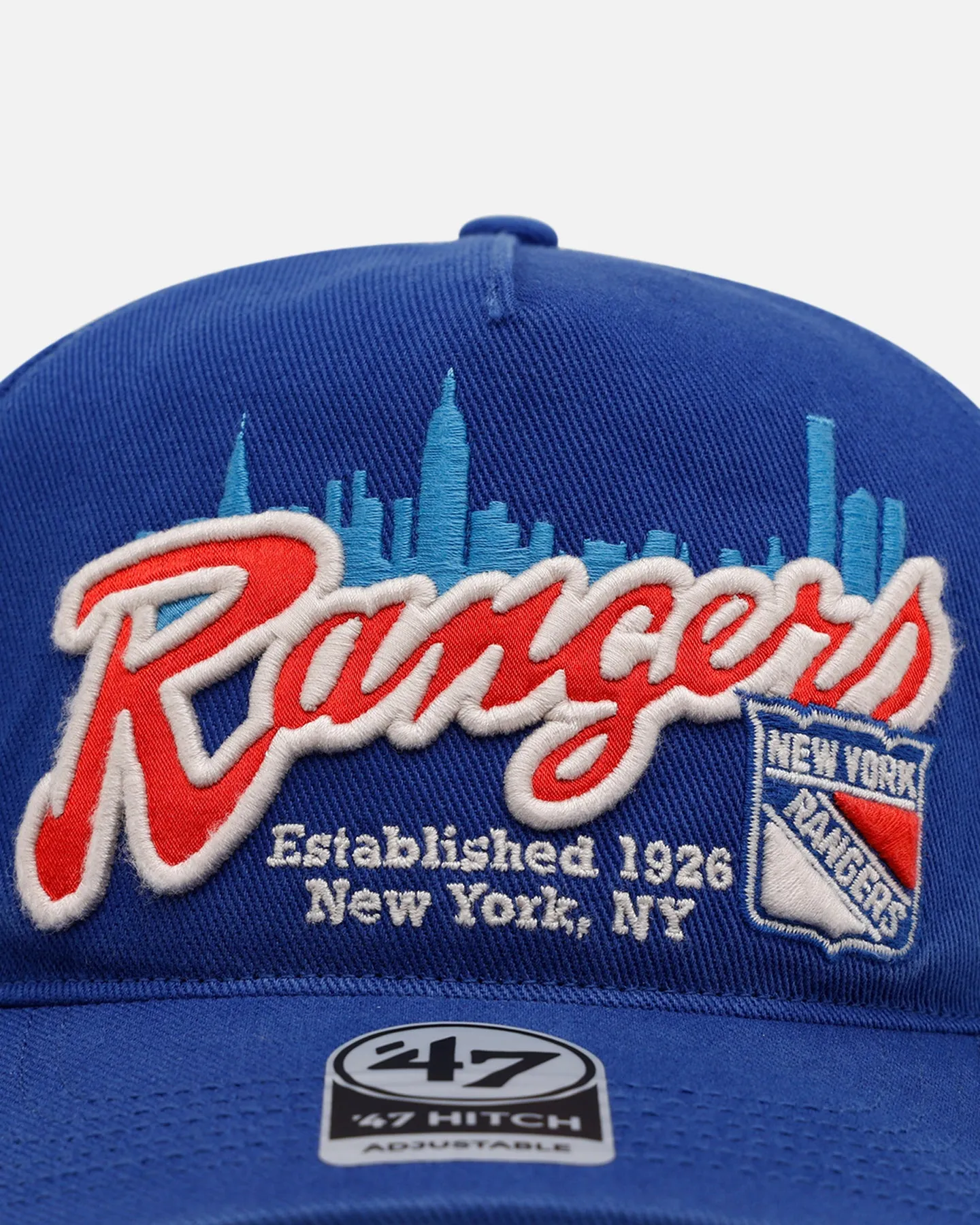 47 Brand New York Rangers 'NHL Trophy Case' Premium Hitch Snapback Blue sold by Culture Kings product image thumbnail 5