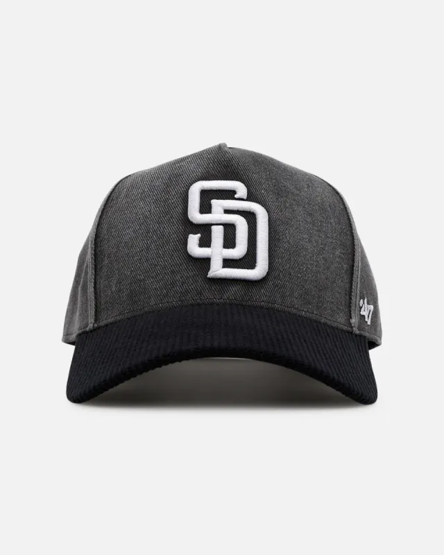 47 Brand San Diego Padres 'Apollo Corduroy' Offside DT Snapback Black sold by Culture Kings