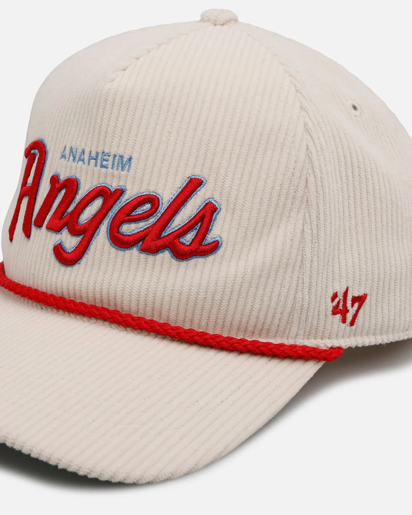 47 Brand Anaheim Angels 'Natural Script' Premium Hitch Corduroy Snapback Natural sold by Culture Kings product image thumbnail 2