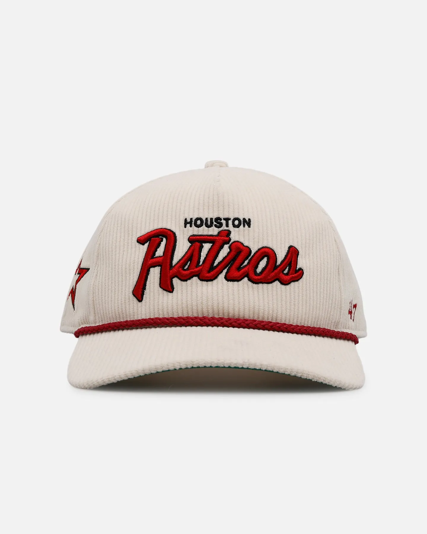 47 Brand Houston Astros 'Natural Script' Premium Hitch Corduroy Snapback Natural sold by Culture Kings
