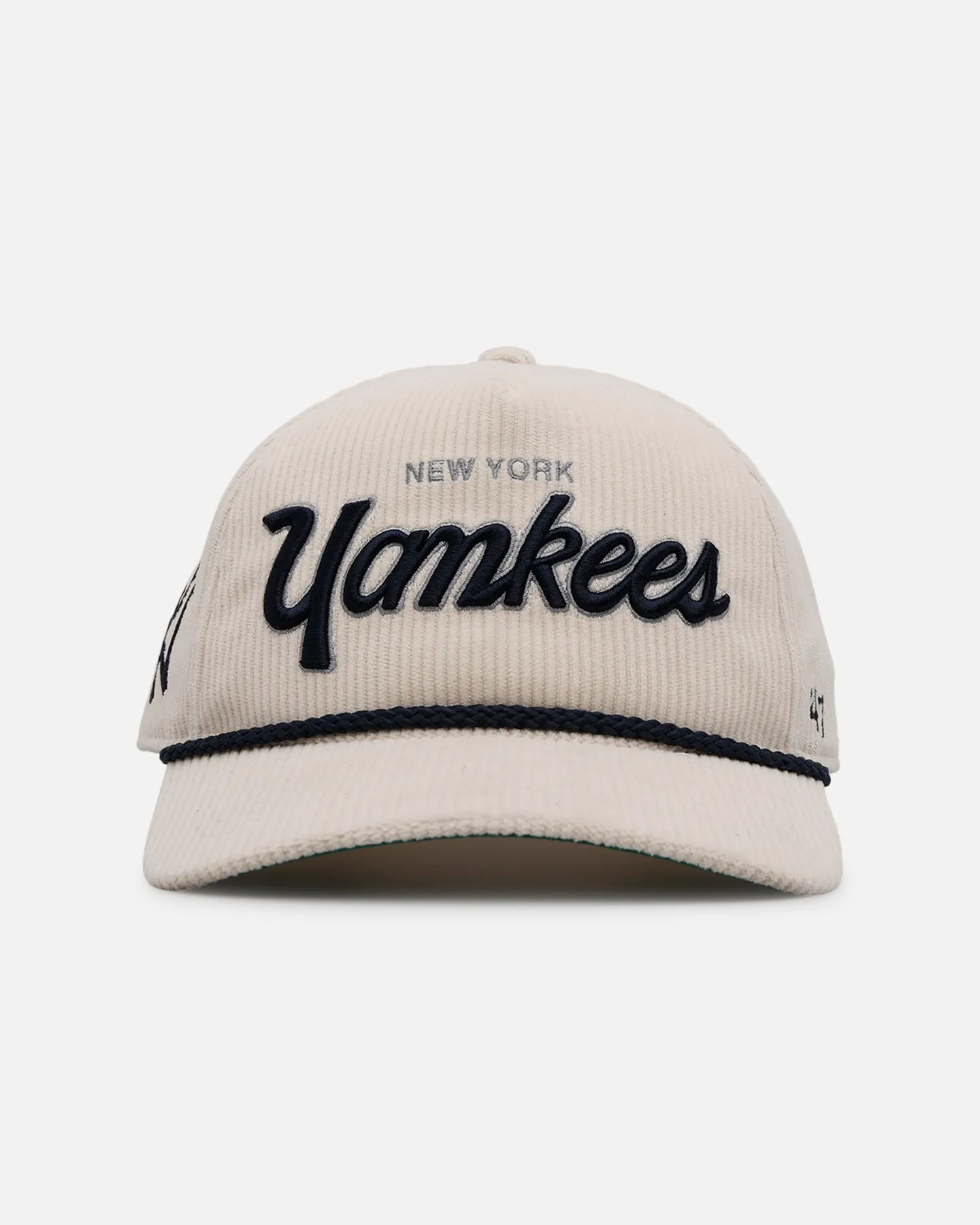 47 Brand New York Yankees 'Natural Script' Premium Hitch Corduroy Snapback Natural sold by Culture Kings