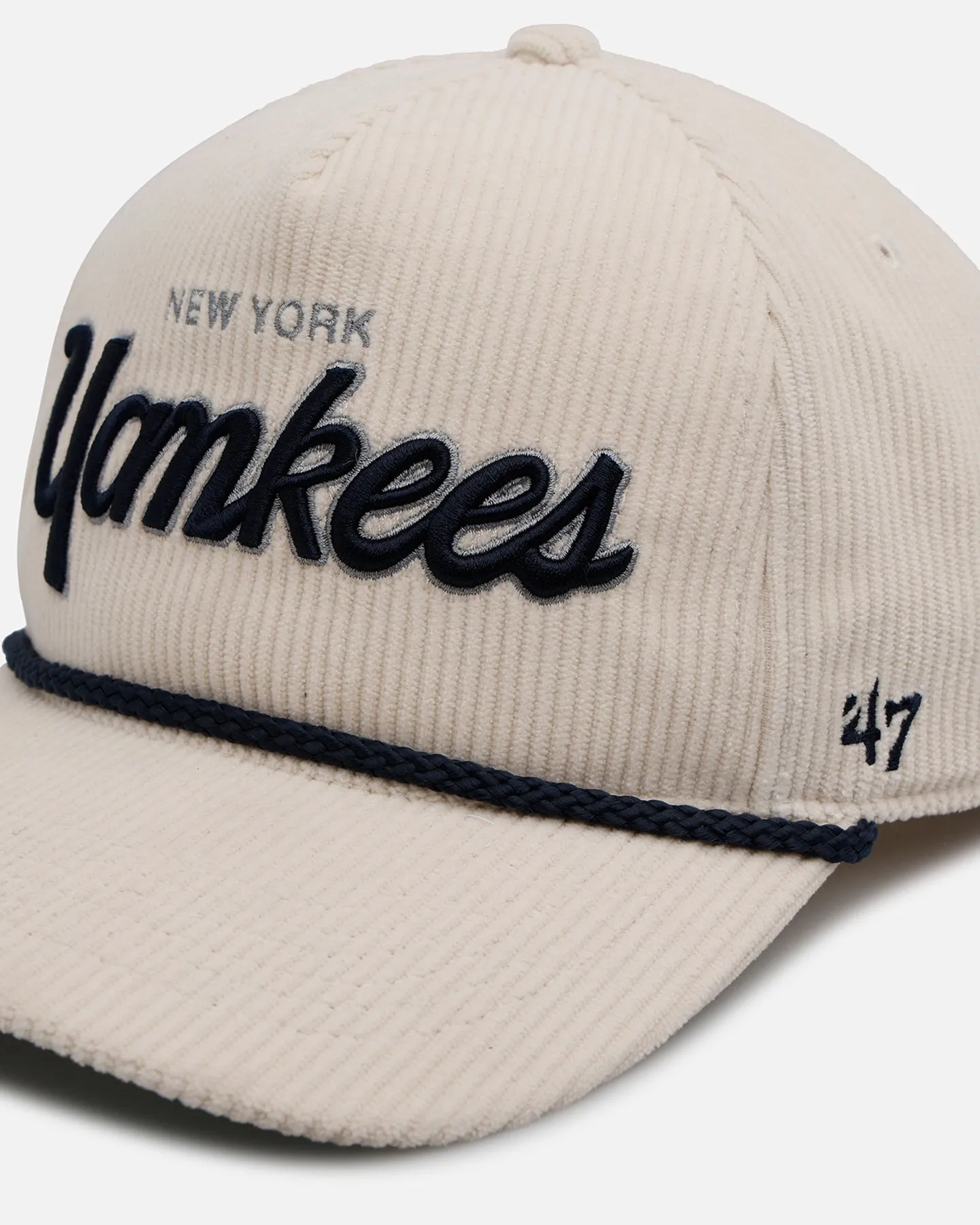 47 Brand New York Yankees 'Natural Script' Premium Hitch Corduroy Snapback Natural sold by Culture Kings product image thumbnail 2