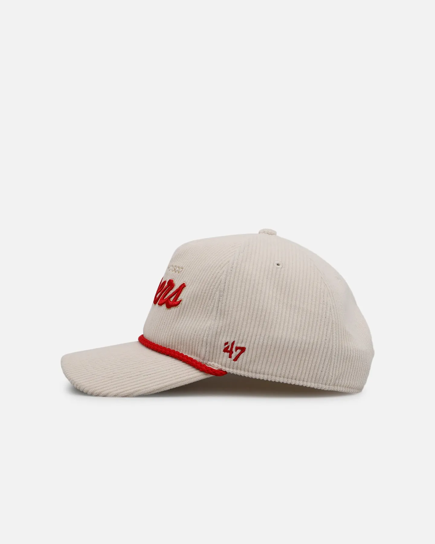 47 Brand San Francisco 49ers 'Natural Script' Premium Hitch Corduroy Snapback Natural sold by Culture Kings product image thumbnail 5