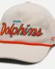 47 Brand Miami Dolphins 'Natural Script' Premium Hitch Corduroy Snapback Natural sold by Culture Kings