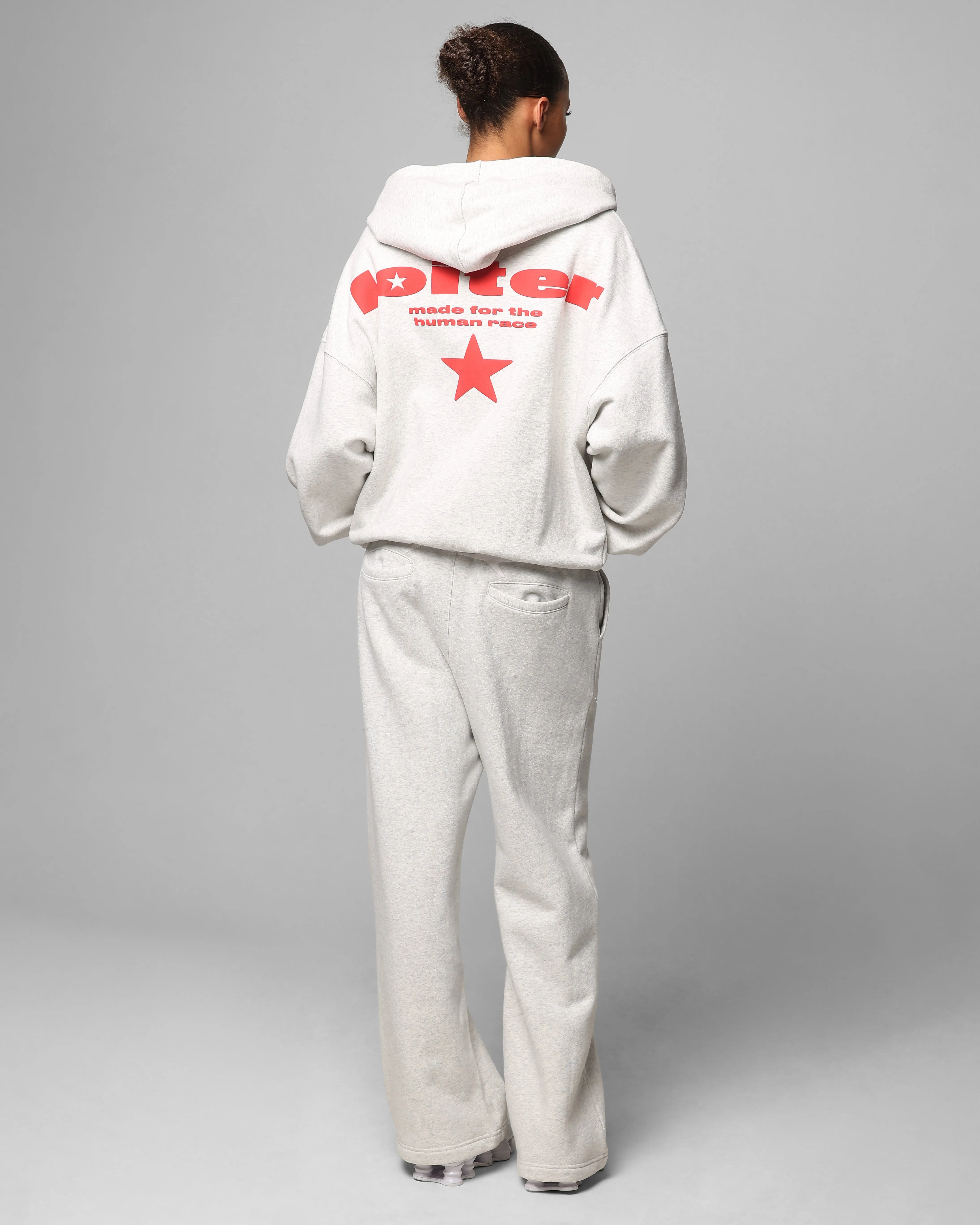 Loiter Celestial Full Zip Hoodie Light Grey Marl sold by Culture Kings product image thumbnail 4