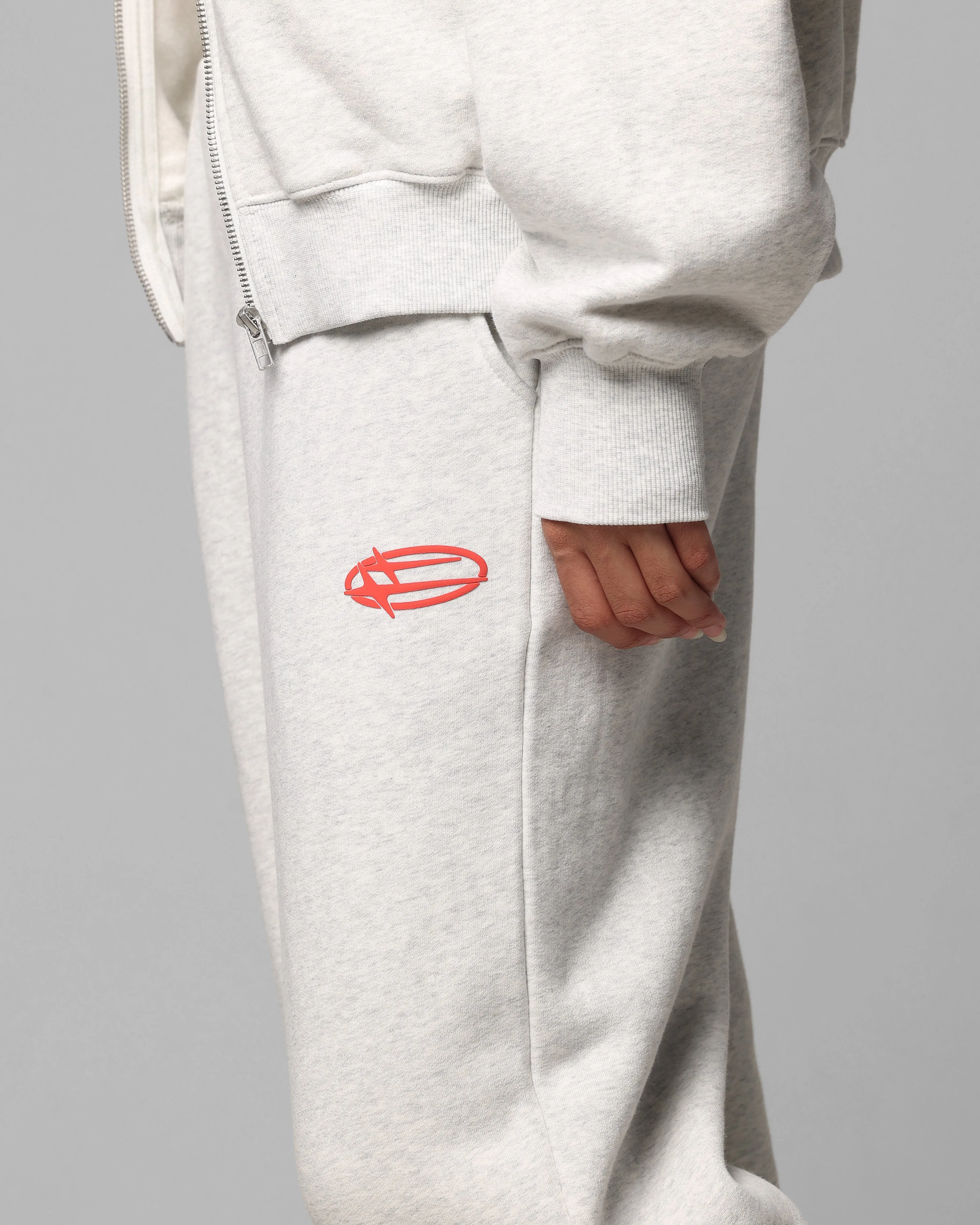 Loiter Celestial Sweat Pants Light Grey Marl sold by Culture Kings product image thumbnail 3