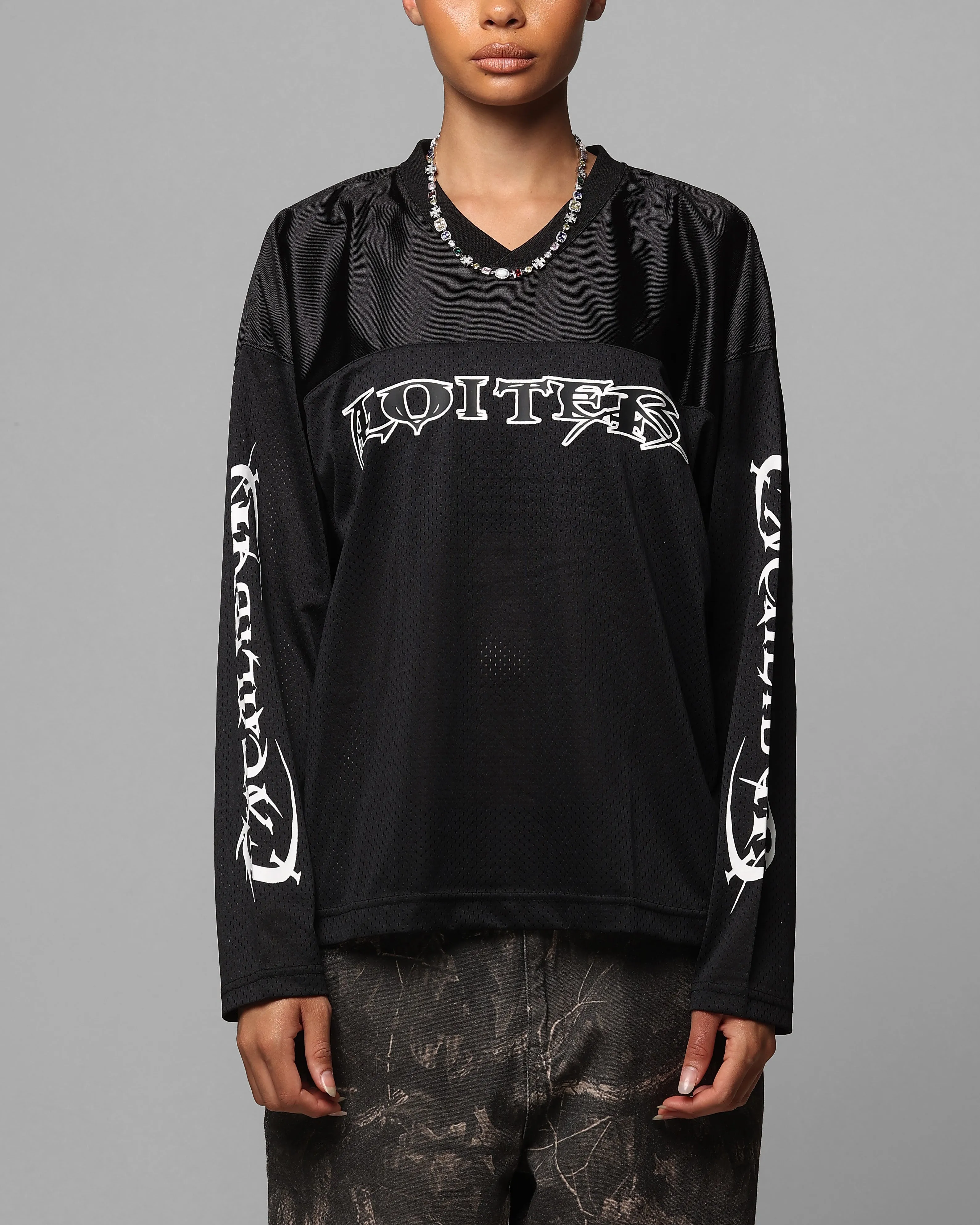 Loiter Long Sleeve Training Jersey Black sold by Culture Kings
