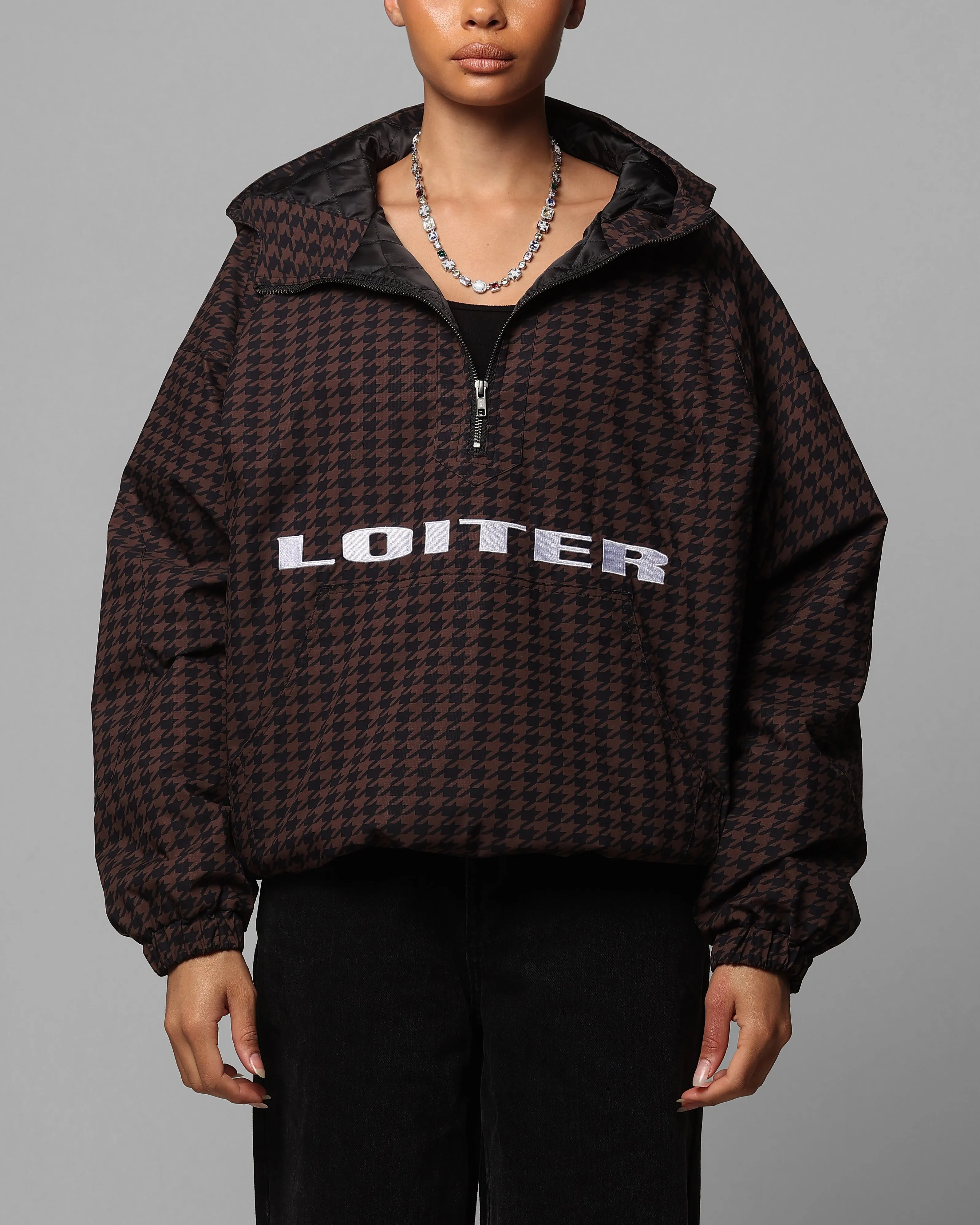 Loiter Tailgate Jacket Brown/Black sold by Culture Kings
