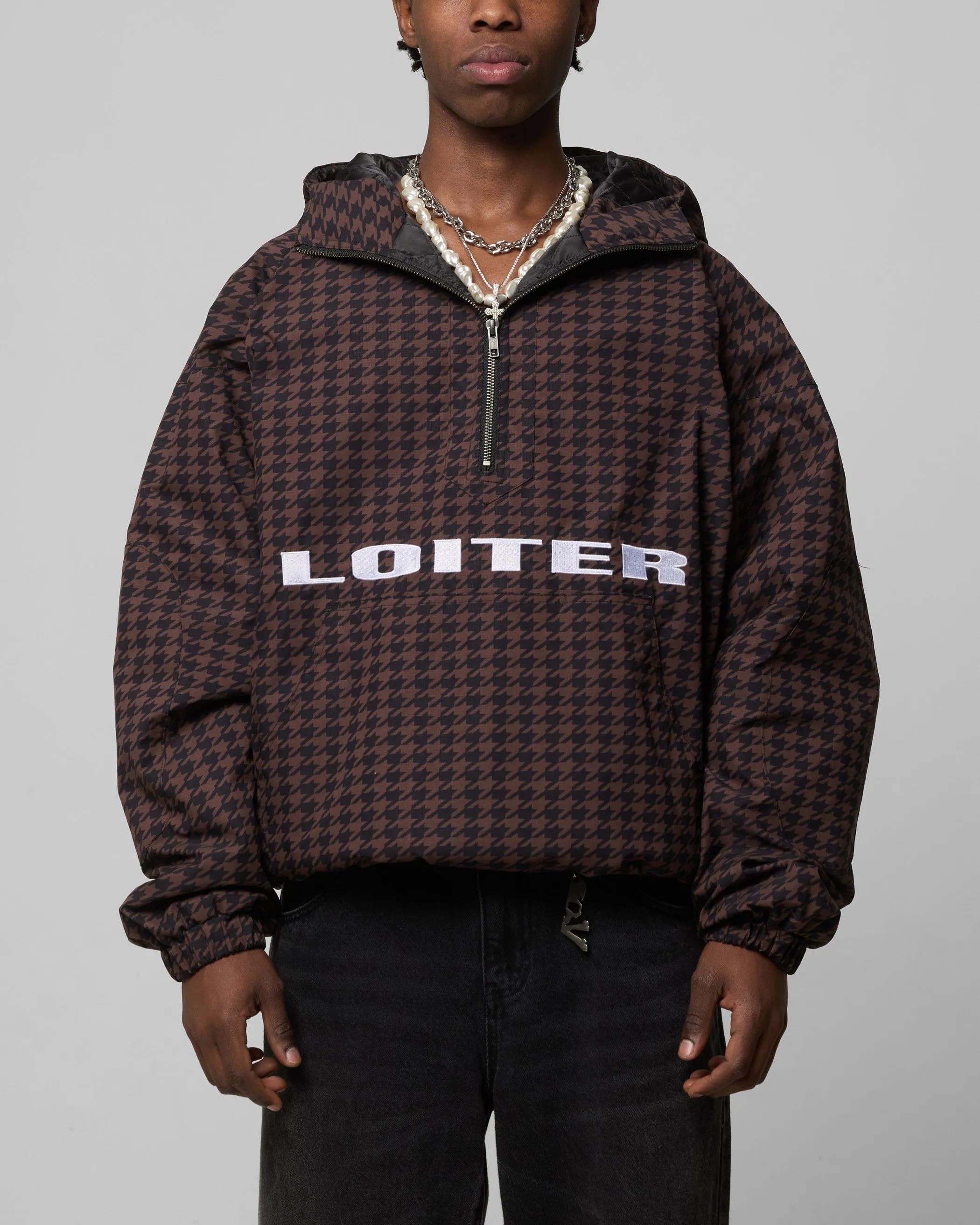 Loiter Tailgate Jacket Brown/Black sold by Culture Kings