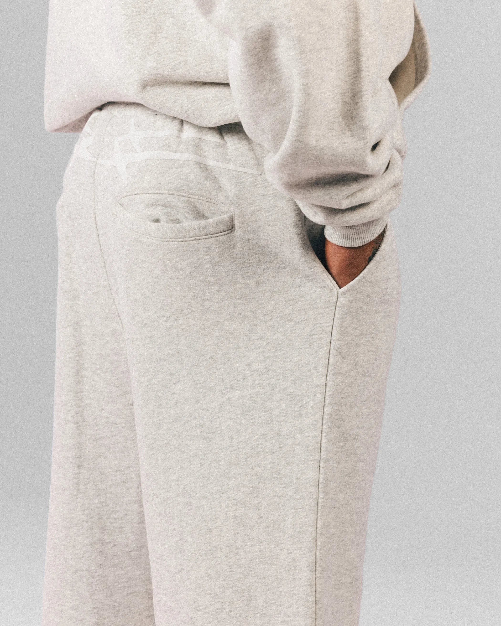 Loiter Celestial Sweat Pants Light Grey Marl sold by Culture Kings product image thumbnail 4