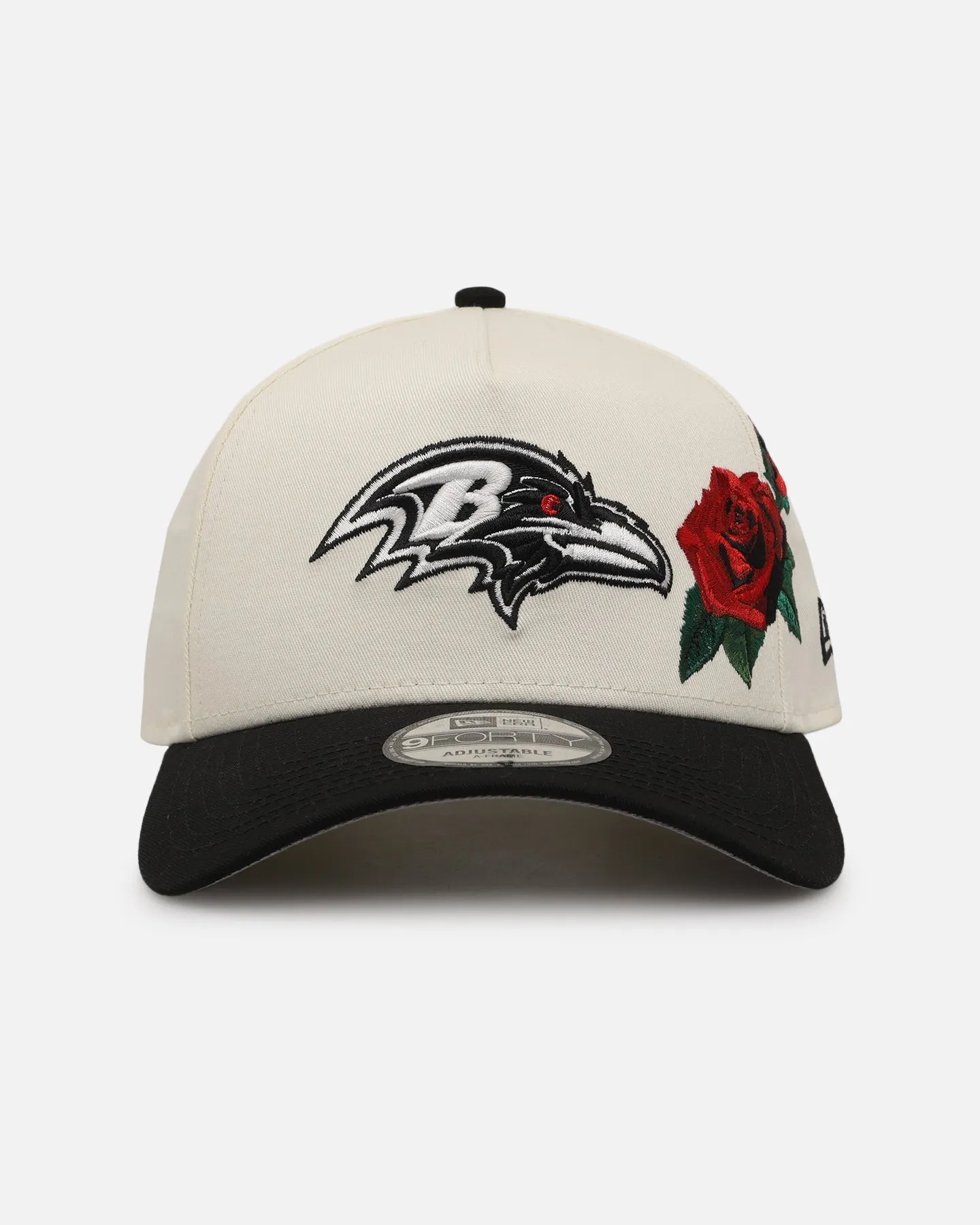 New Era Baltimore Ravens 'Chrome Black Roses' 9FORTY A-Frame Snapback Chrome/Black sold by Culture Kings