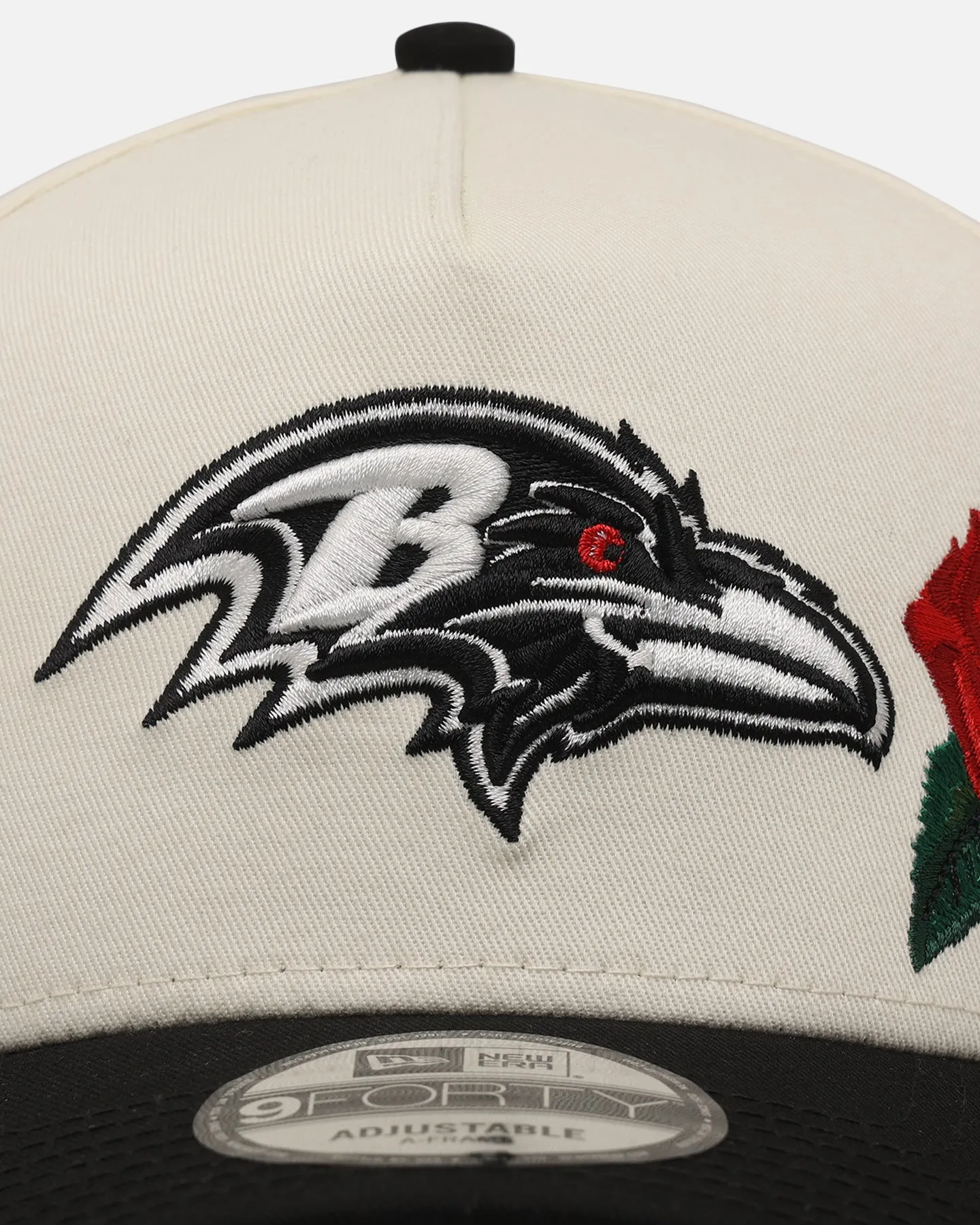New Era Baltimore Ravens 'Chrome Black Roses' 9FORTY A-Frame Snapback Chrome/Black sold by Culture Kings product image thumbnail 5