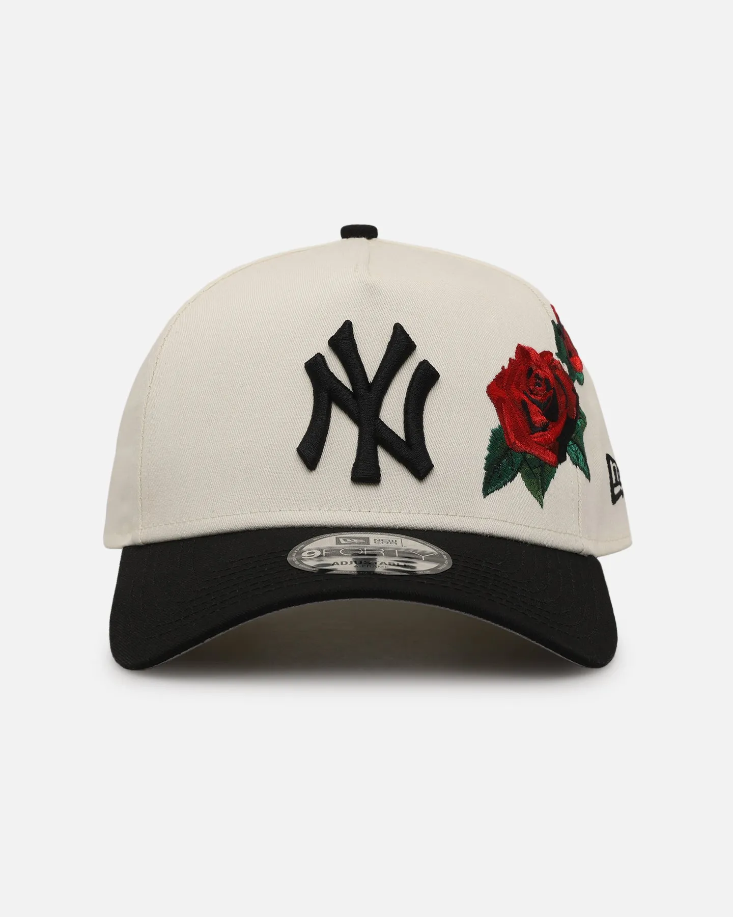 New Era New York Yankees 'Chrome Black Roses' 9FORTY A-Frame Snapback Chrome/Black sold by Culture Kings