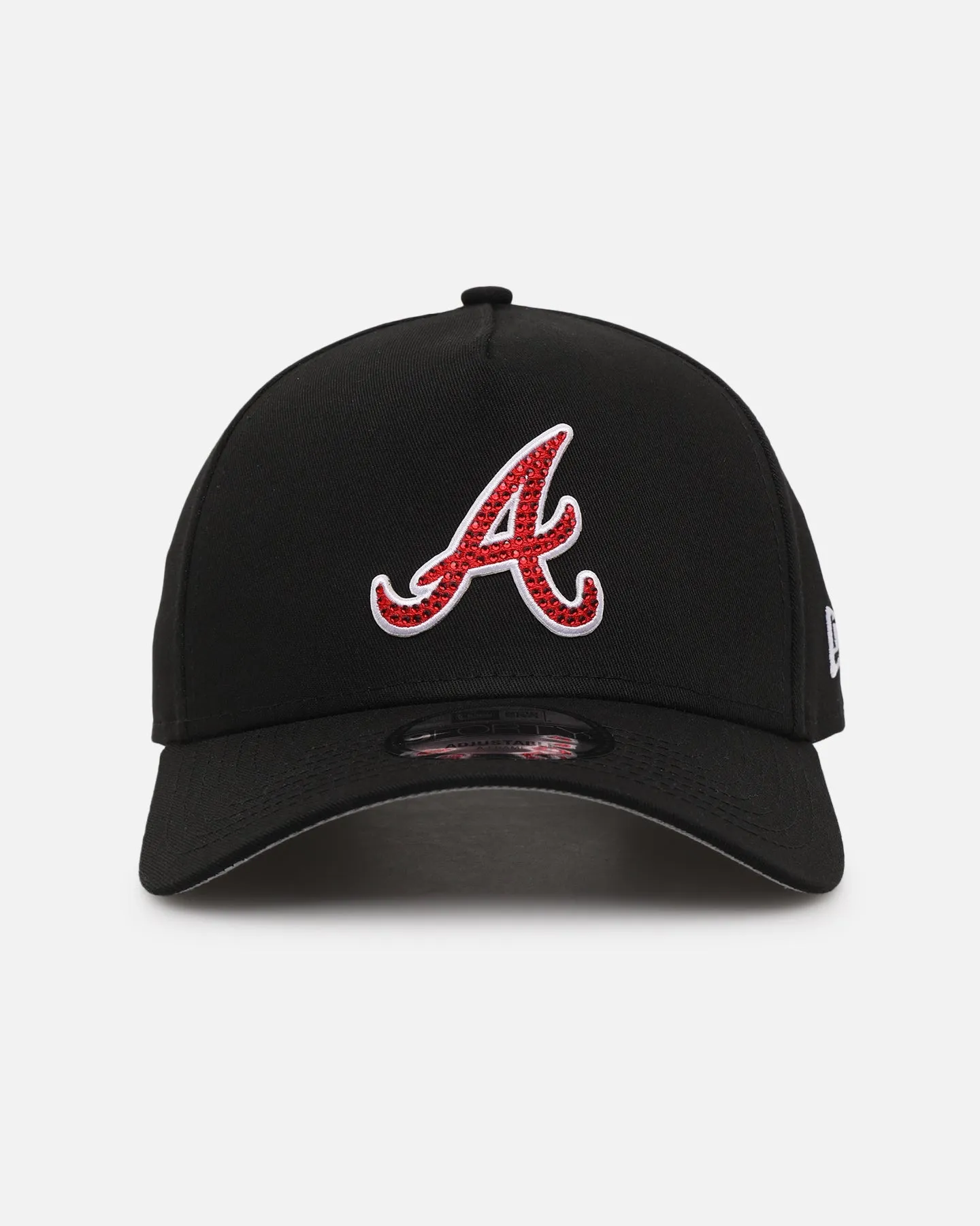 New Era Atlanta Braves 'Diamante' 9FORTY A-Frame Snapback Black sold by Culture Kings