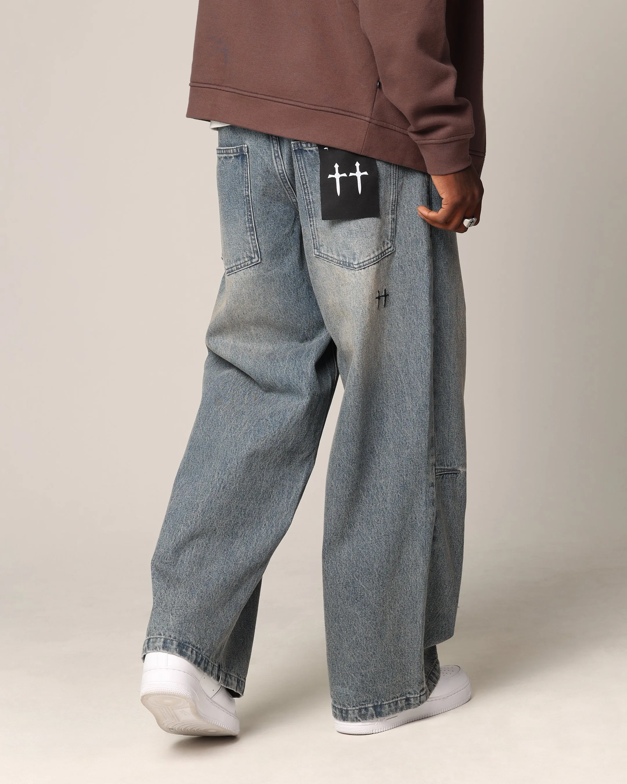 Saint Morta Amplus Jeans Dirty Denim sold by Culture Kings product image thumbnail 5