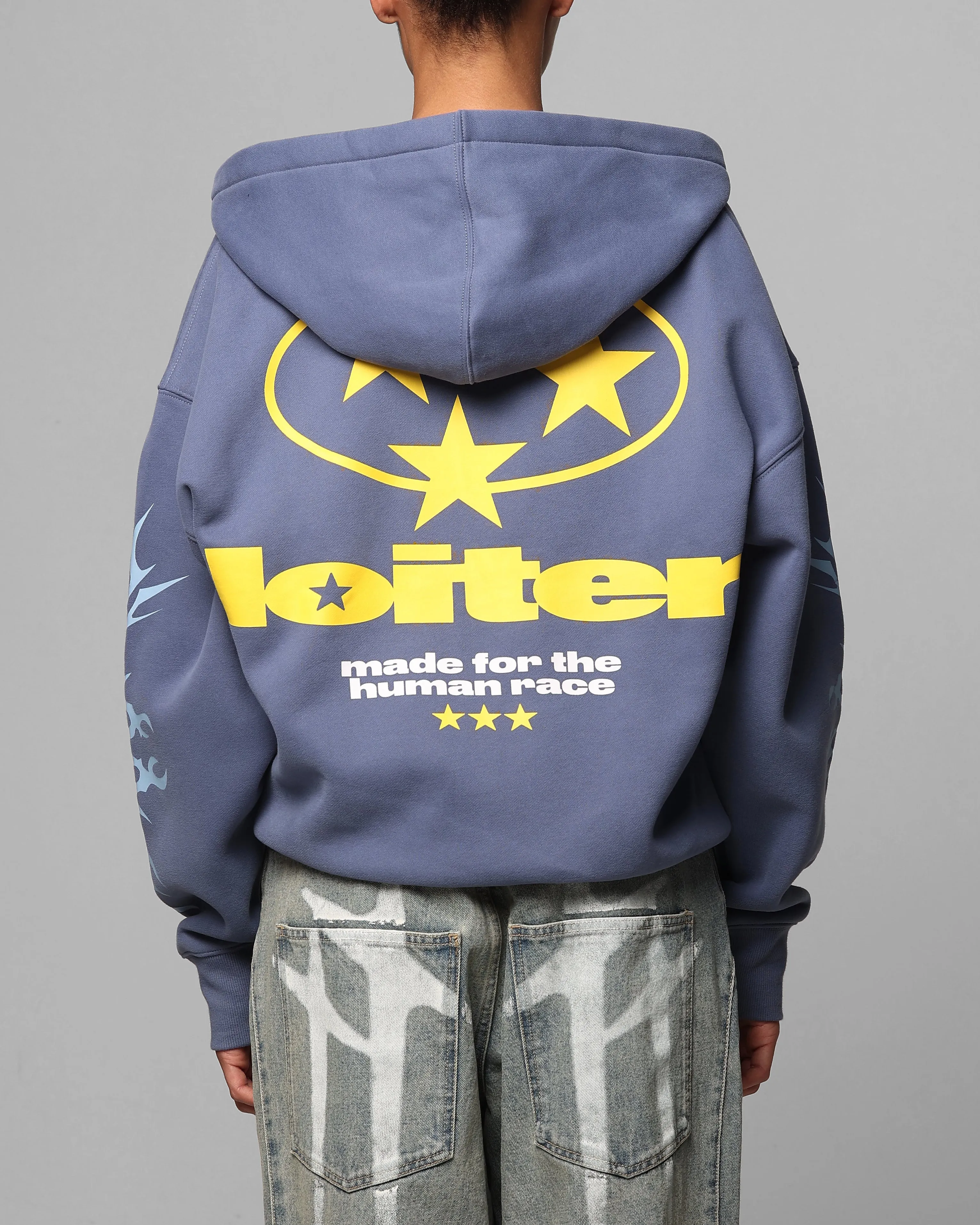 Loiter Solar Zip Hoodie Blue sold by Culture Kings