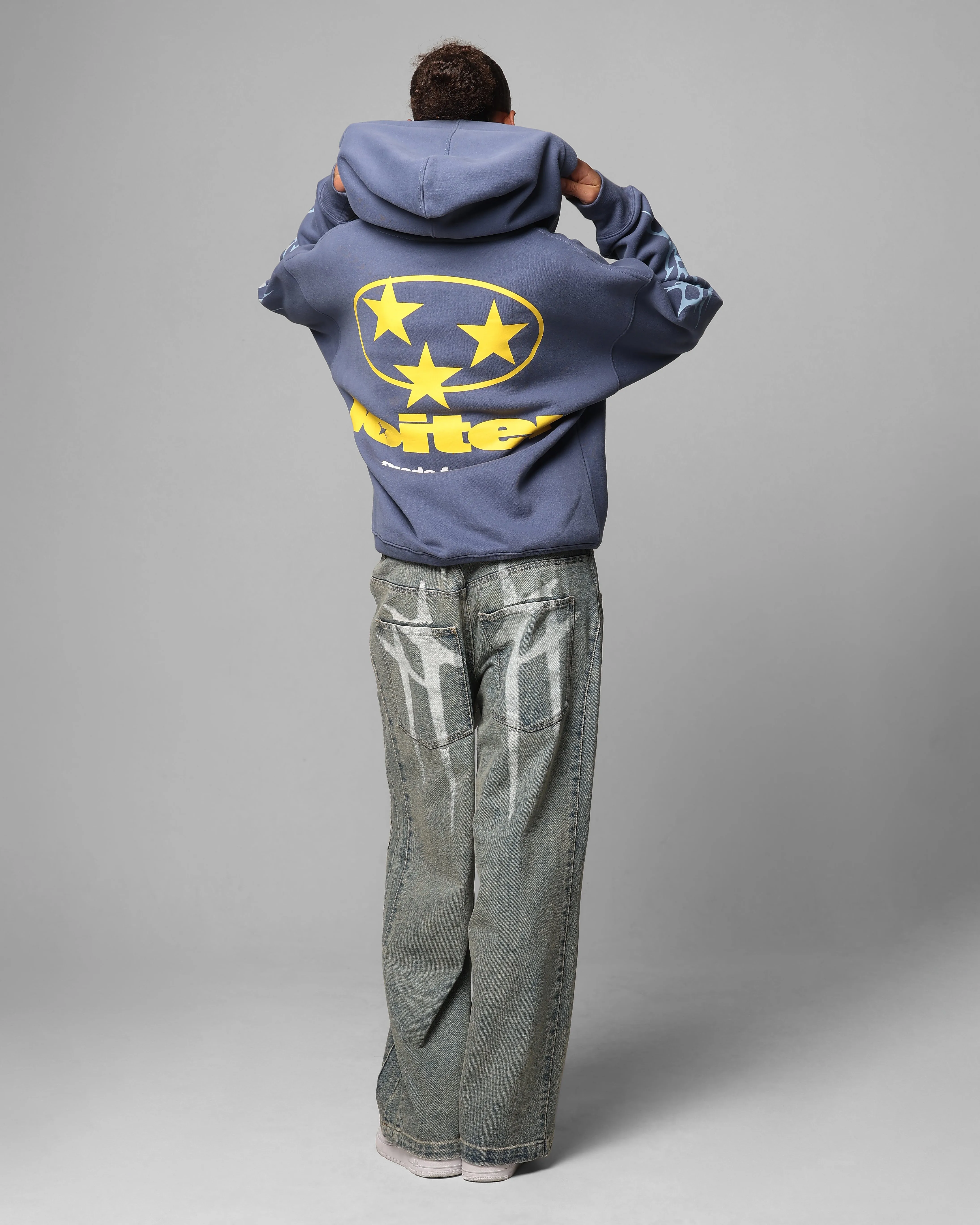 Loiter Solar Zip Hoodie Blue sold by Culture Kings product image thumbnail 2