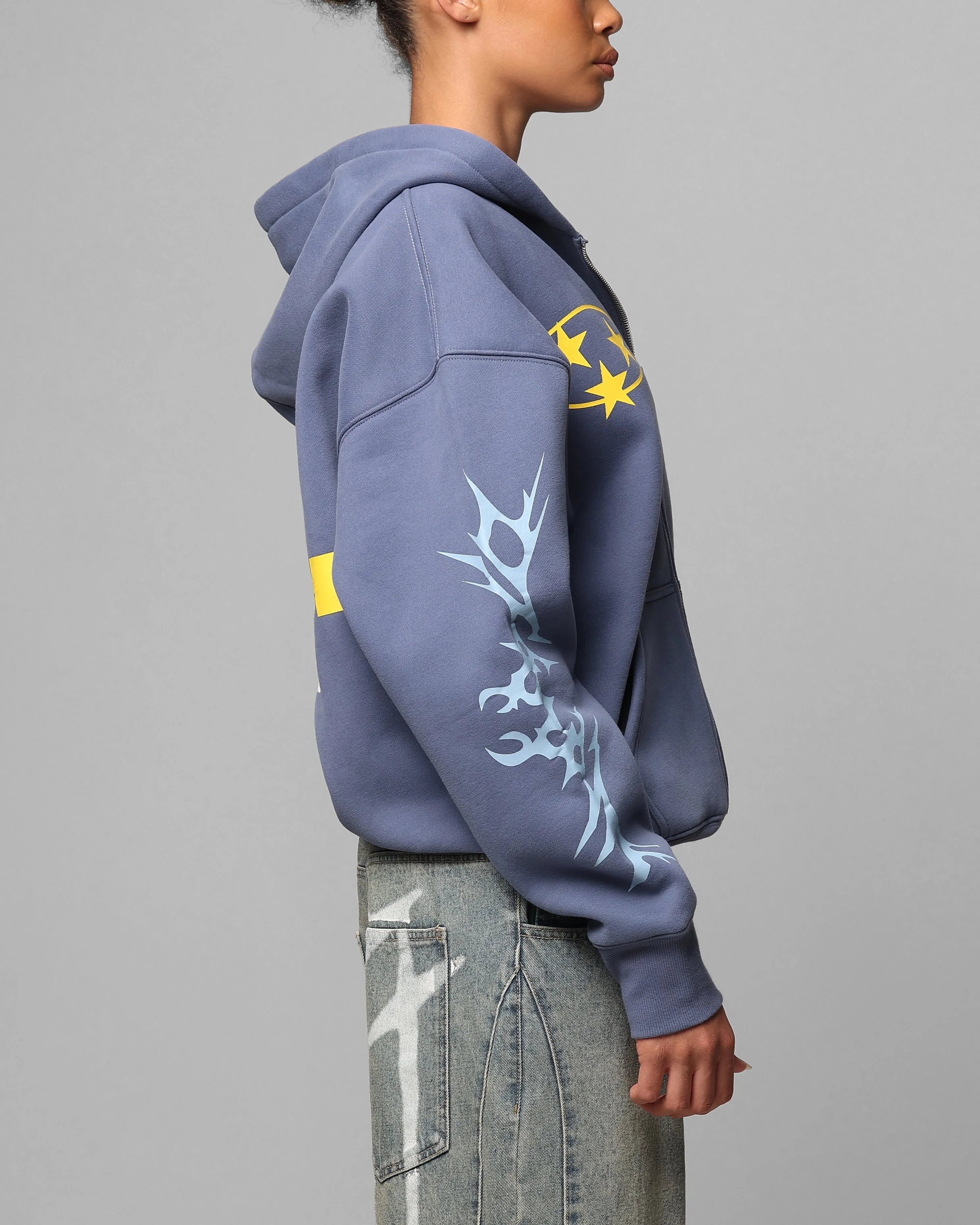 Loiter Solar Zip Hoodie Blue sold by Culture Kings product image thumbnail 3
