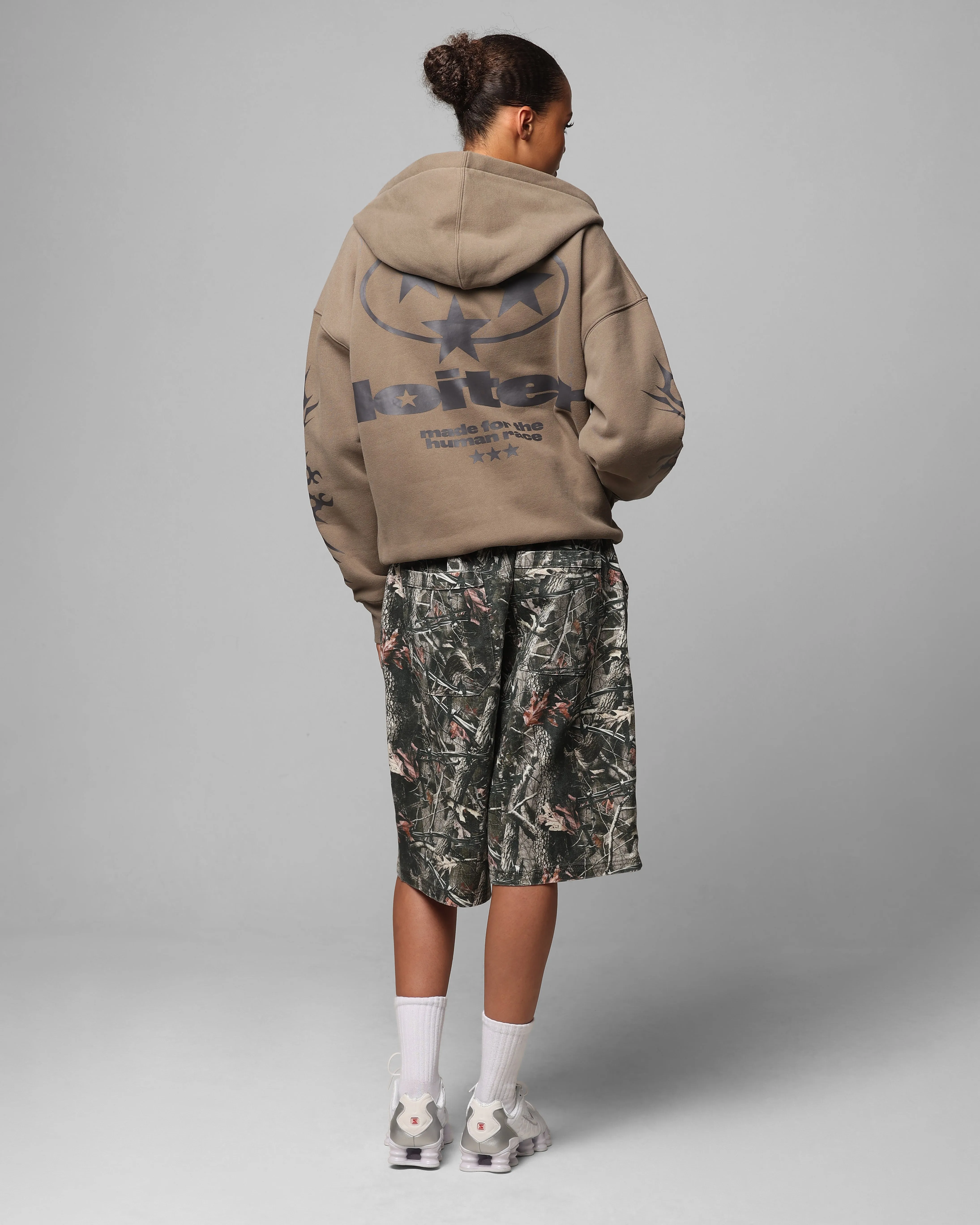 Loiter Solar Zip Hoodie Brown sold by Culture Kings product image thumbnail 4